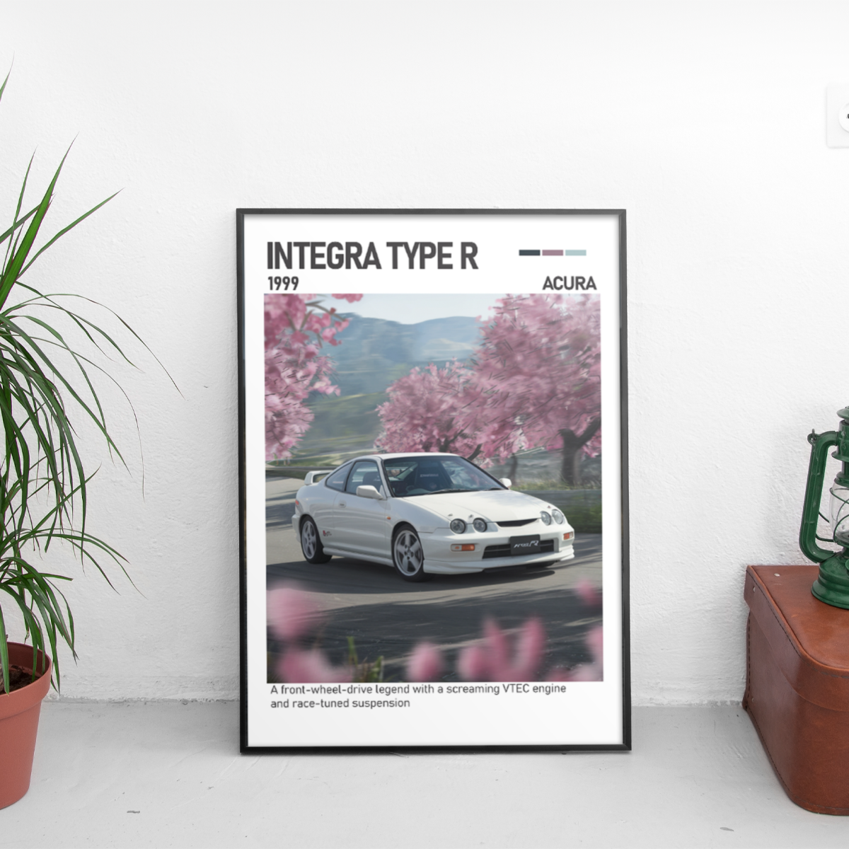 Acura Integra Type R Poster (1999) - Custom Car Poster