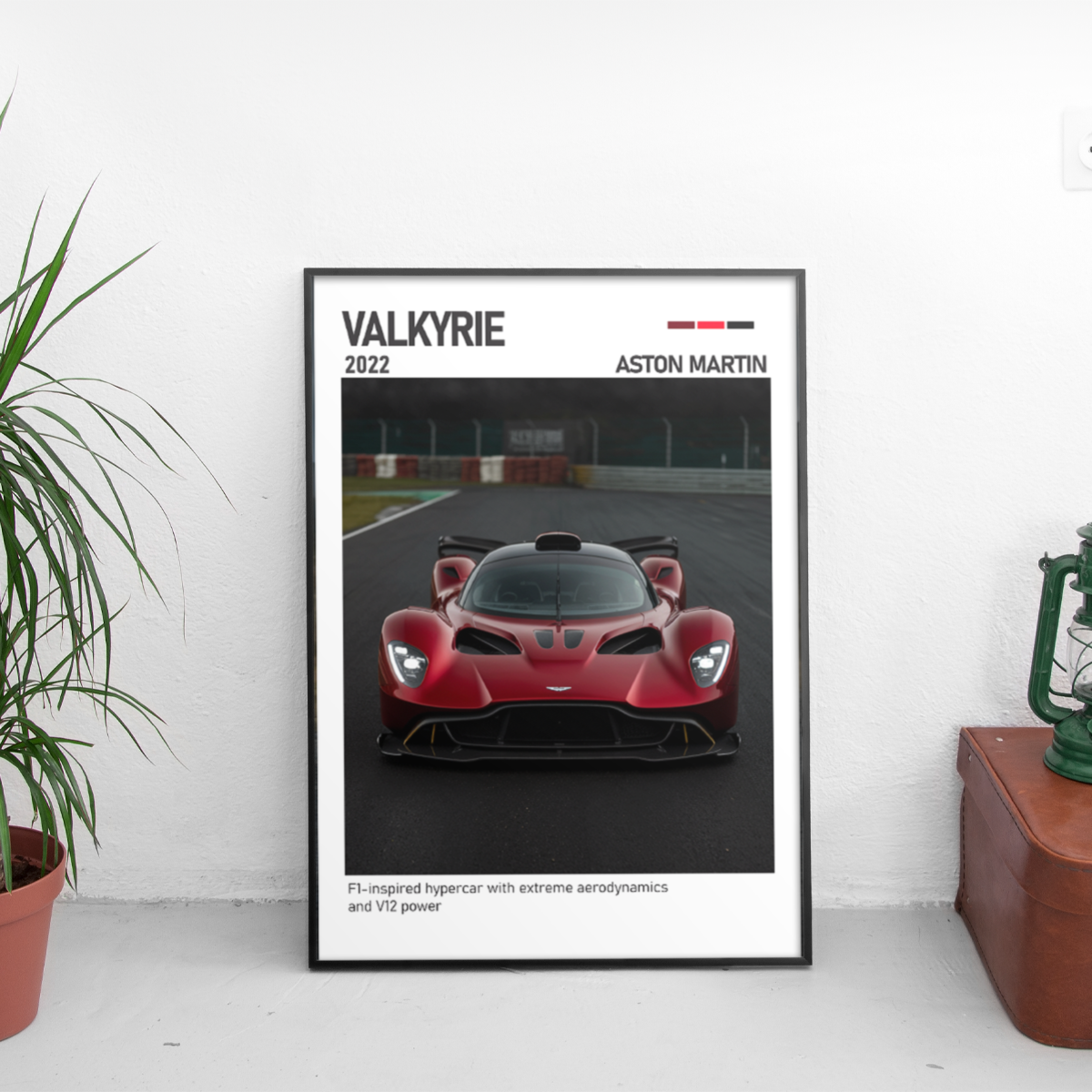 Aston Martin Valkyrie Poster (2022) - Custom Car Poster