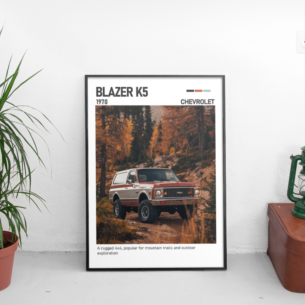 Chevrolet K5 Blazer Poster (1970) - Custom Car Poster