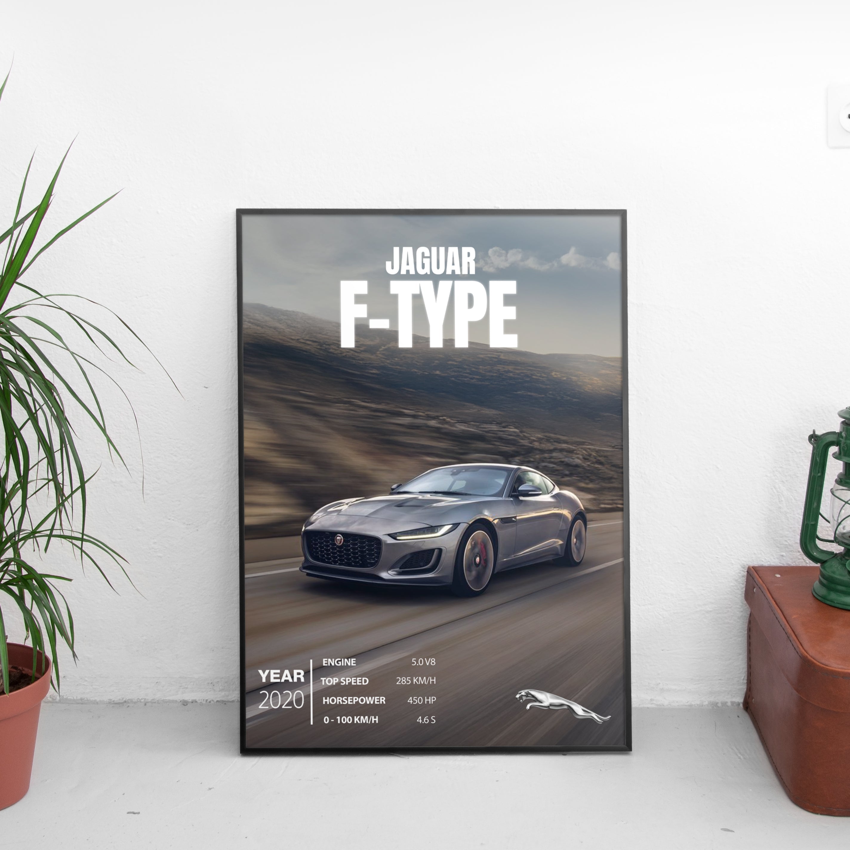 Jaguar F-Type Poster (2020) - Custom Car Poster