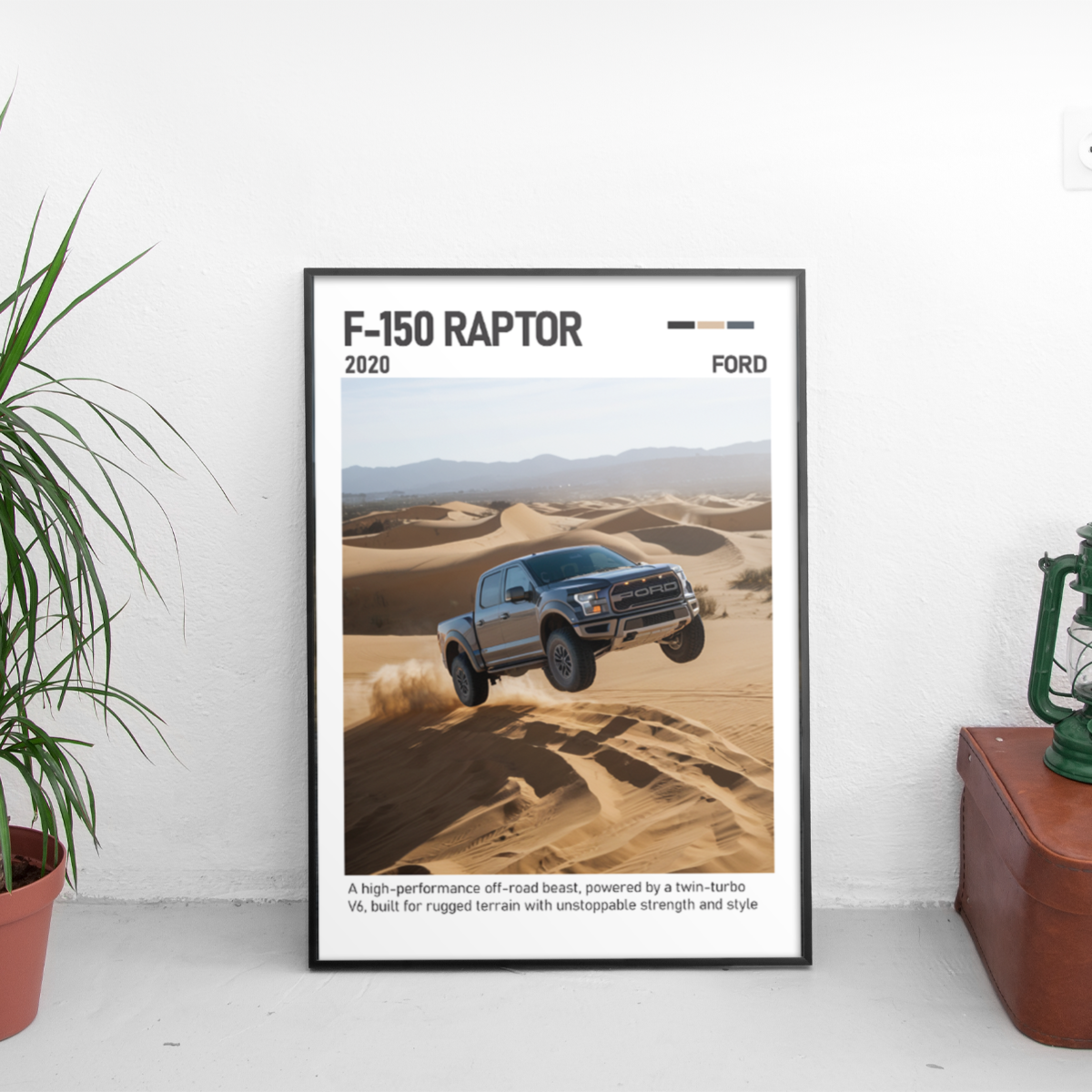Ford F-150 Raptor Poster (2020) - Custom Car Poster