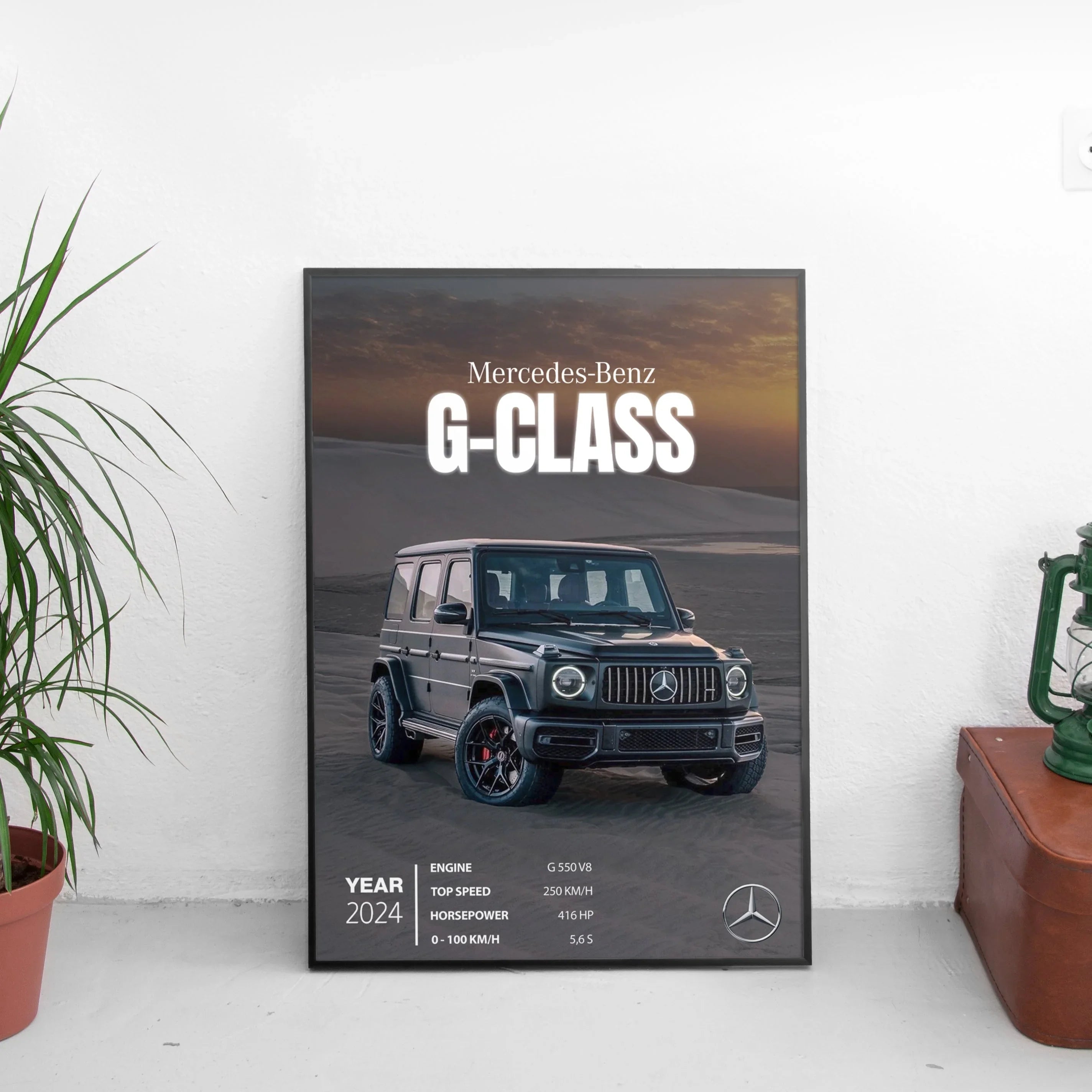 Mercedes-Benz G-CLASS Poster (2024) - Custom Car Poster