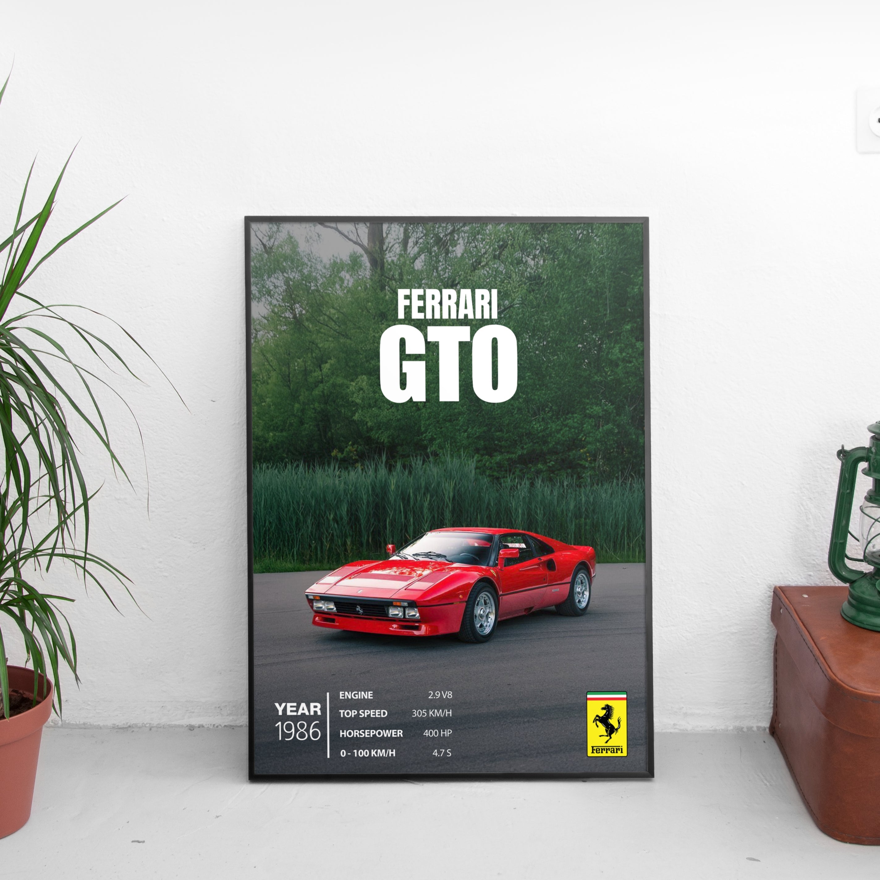 Ferrari GTO Poster (1986)