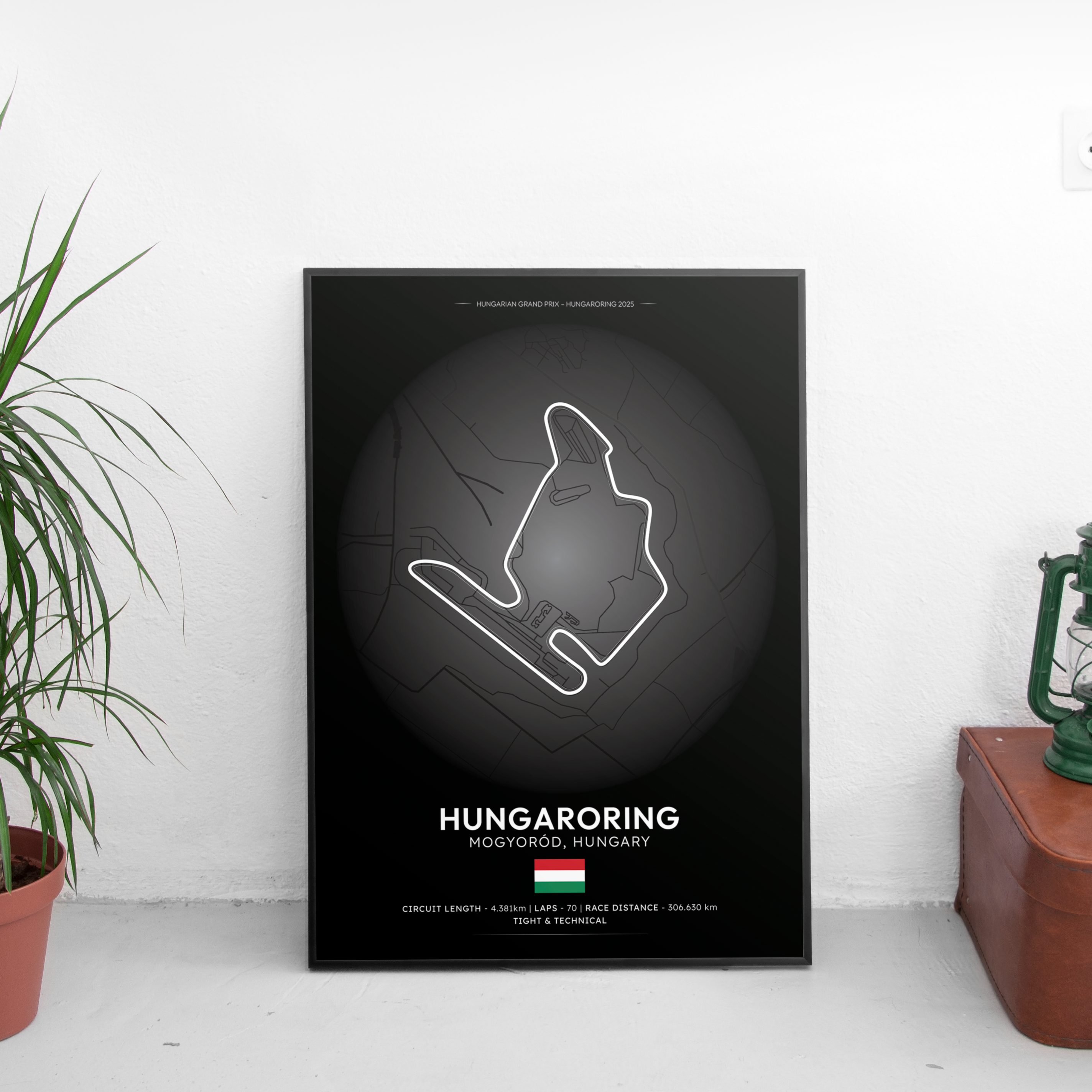 MOGYOROD Track Poster - Custom Car Poster