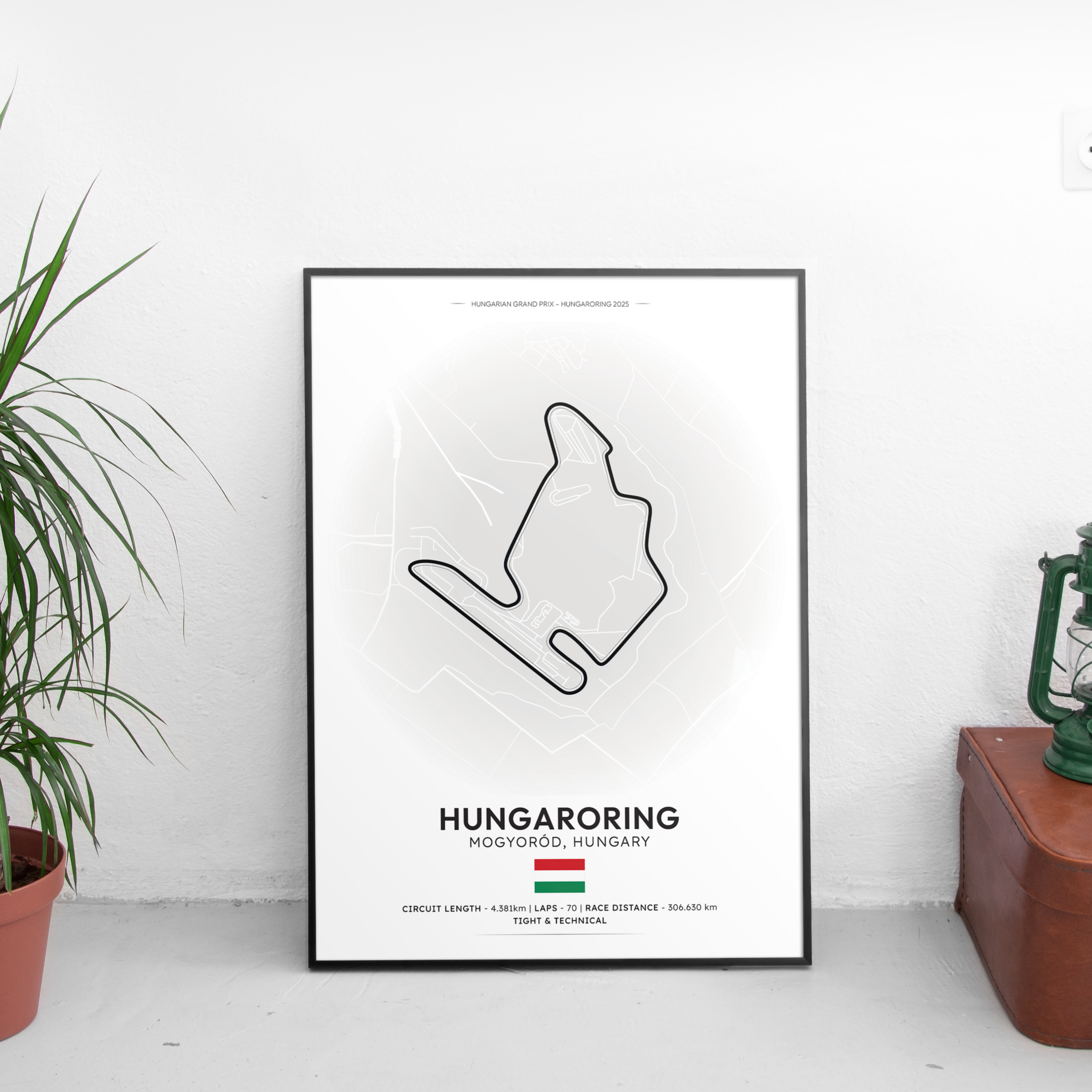 MOGYOROD Track Poster - Custom Car Poster