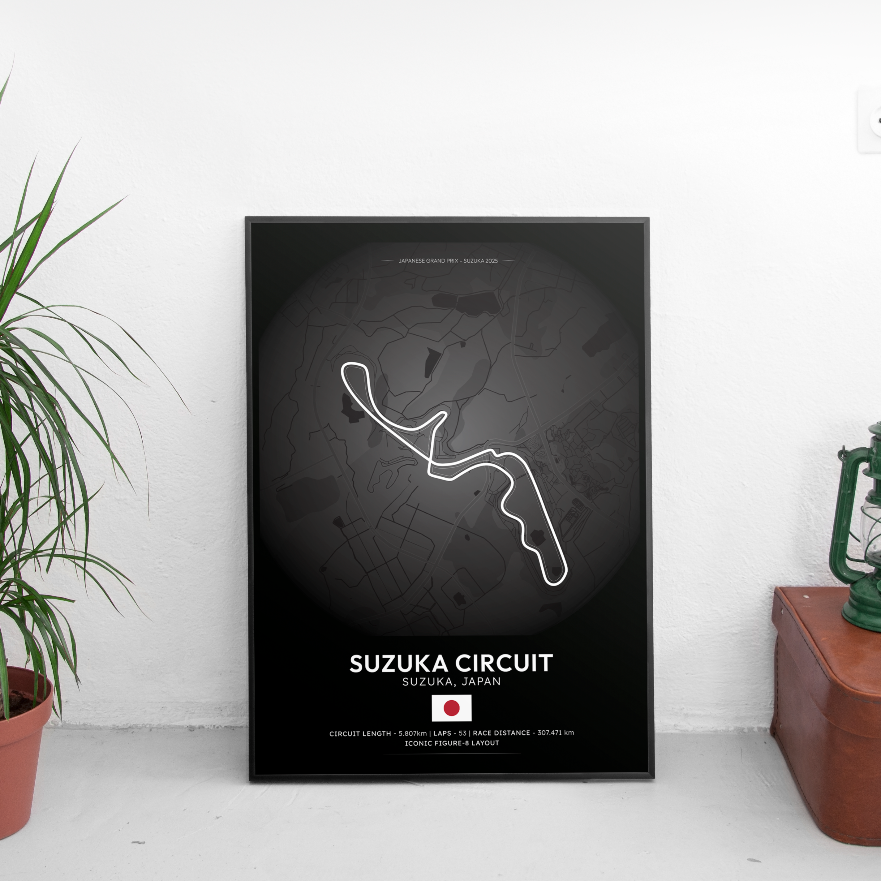 SUZUKA Track Poster - Custom Car Poster