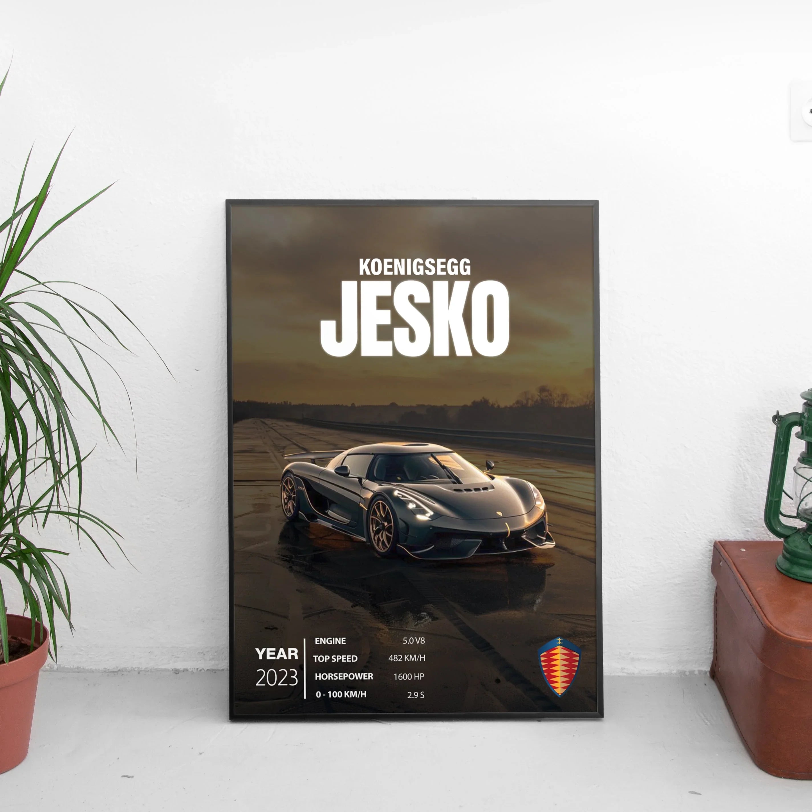 Koenigsegg JESKO Poster (2023) - Custom Car Poster