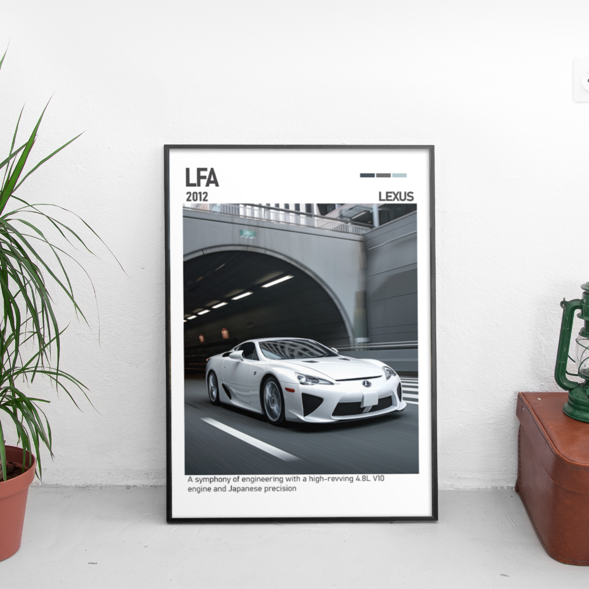 Lexus LFA Poster (2012) - Custom Car Poster