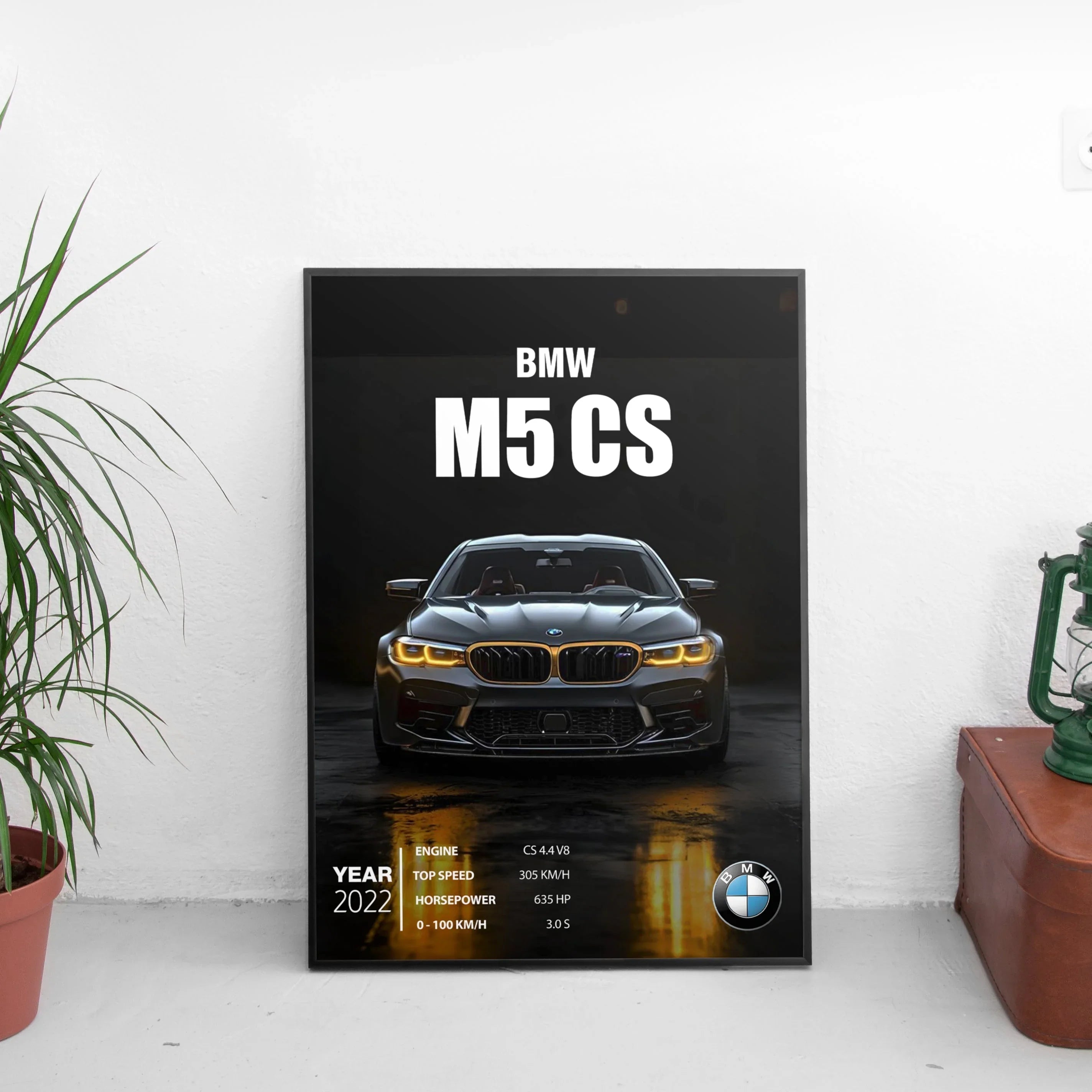 BMW M5 CS Poster (2022) - Custom Car Poster