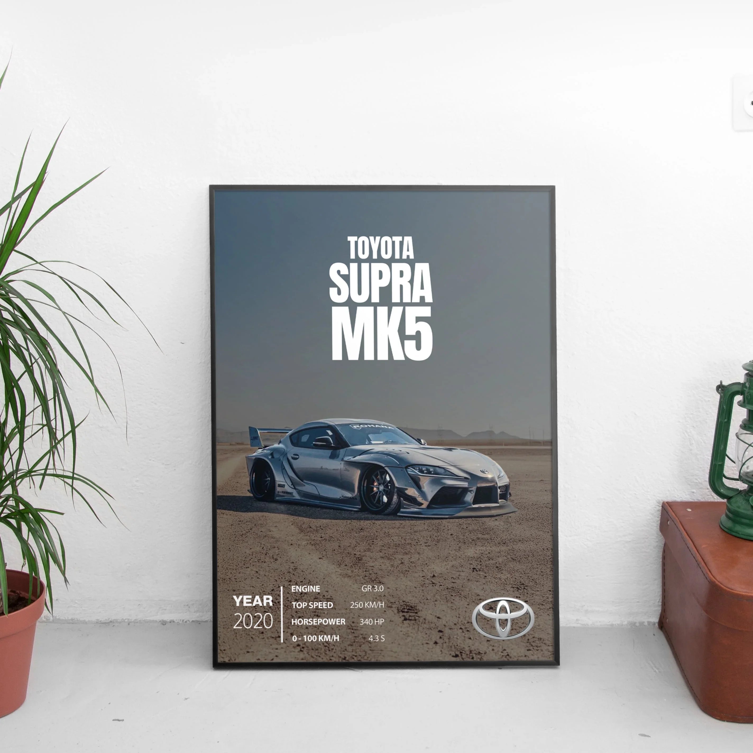 Toyota SUPRA MK5 Poster (2020) - Custom Car Poster