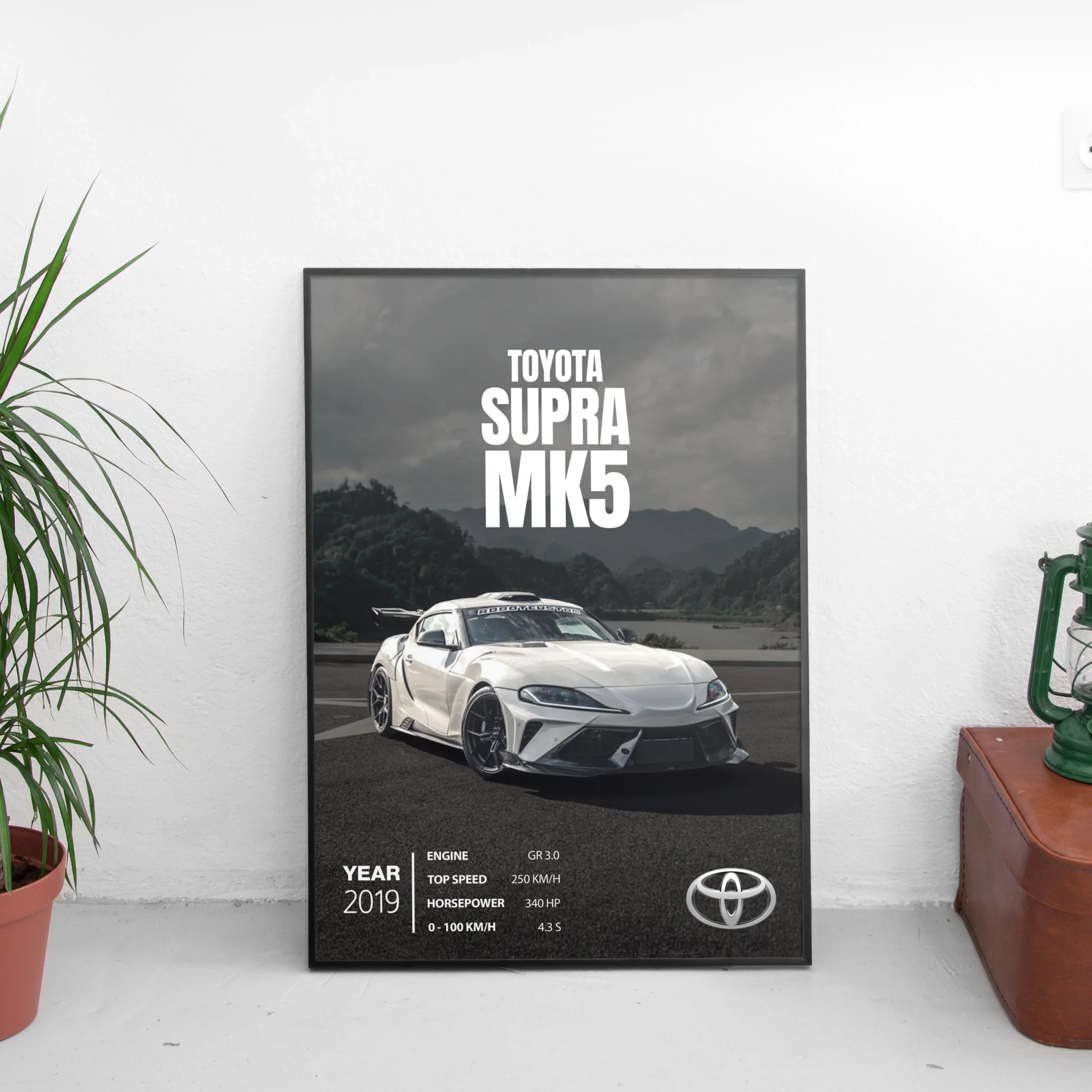 Toyota SUPRA MK5 Poster (2019) - Custom Car Poster