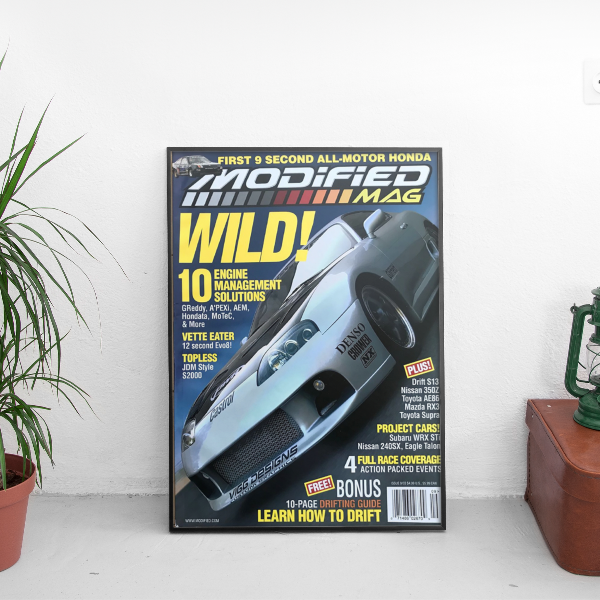 Modified Wild Honda S2000 Topless Style - framed wall mockup