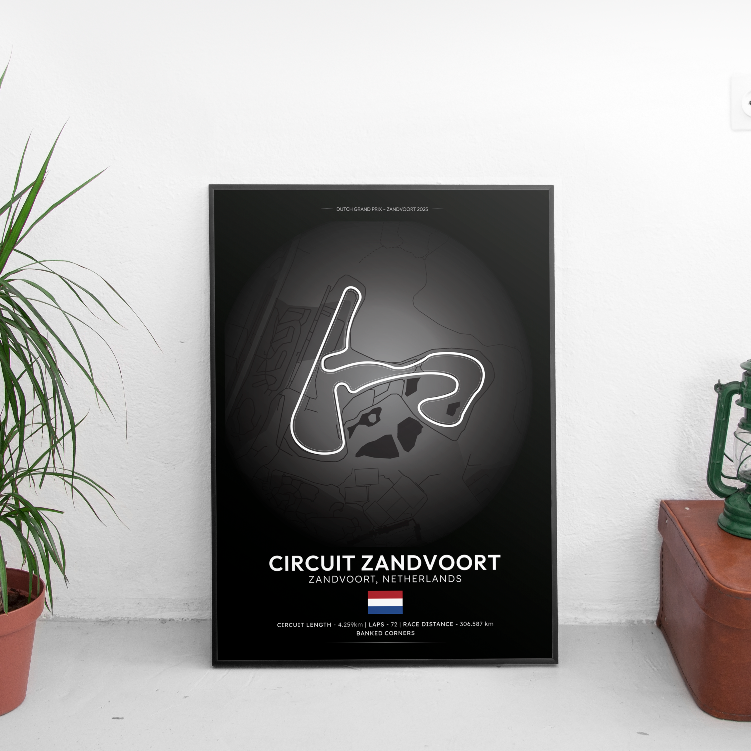 ZANDVOORT Track Poster - Custom Car Poster