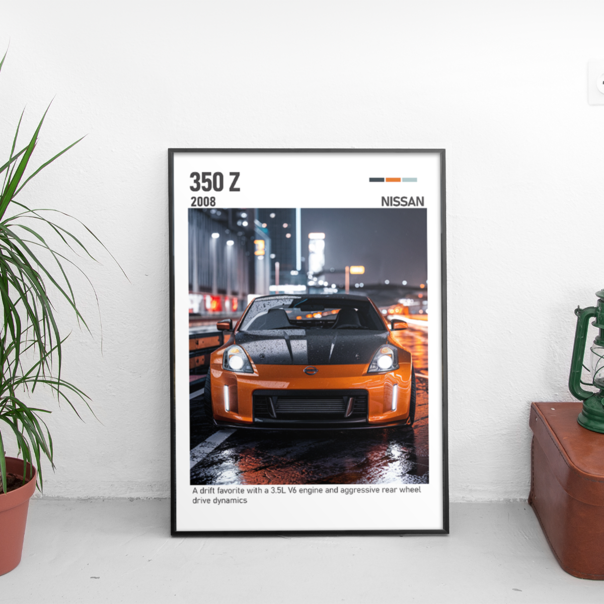 Nissan 350Z Poster (2008) - Custom Car Poster