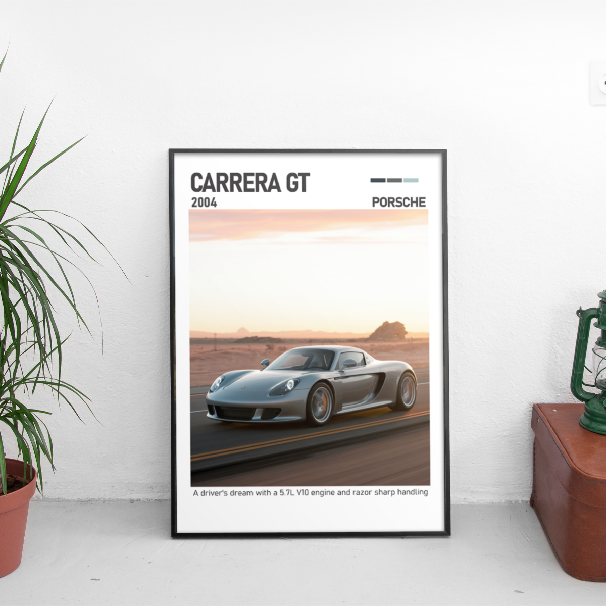 Porsche Carrera GT Poster (2004) - Custom Car Poster