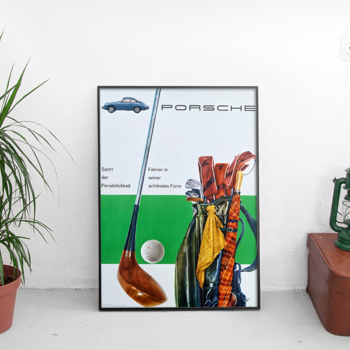 Porsche Golf Poster - Custom Car Poster