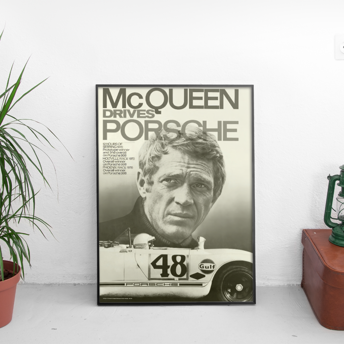 Porsche x Steve McQueen Poster - Custom Car Poster
