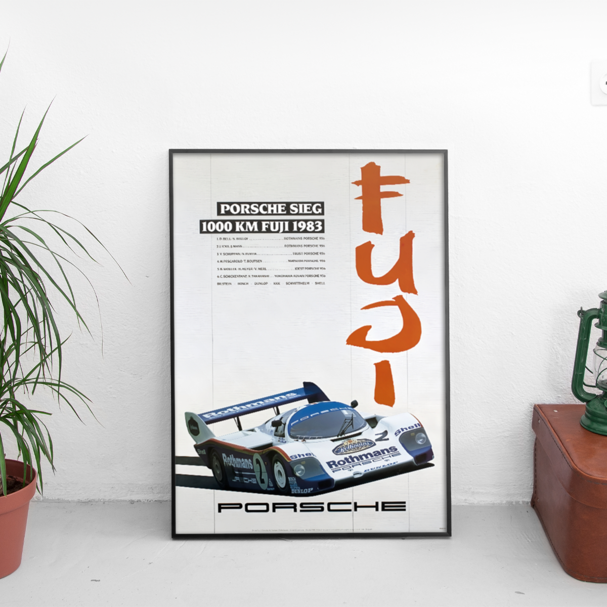 Porsche Fuji Victory Poster (1983) - Custom Car Poster