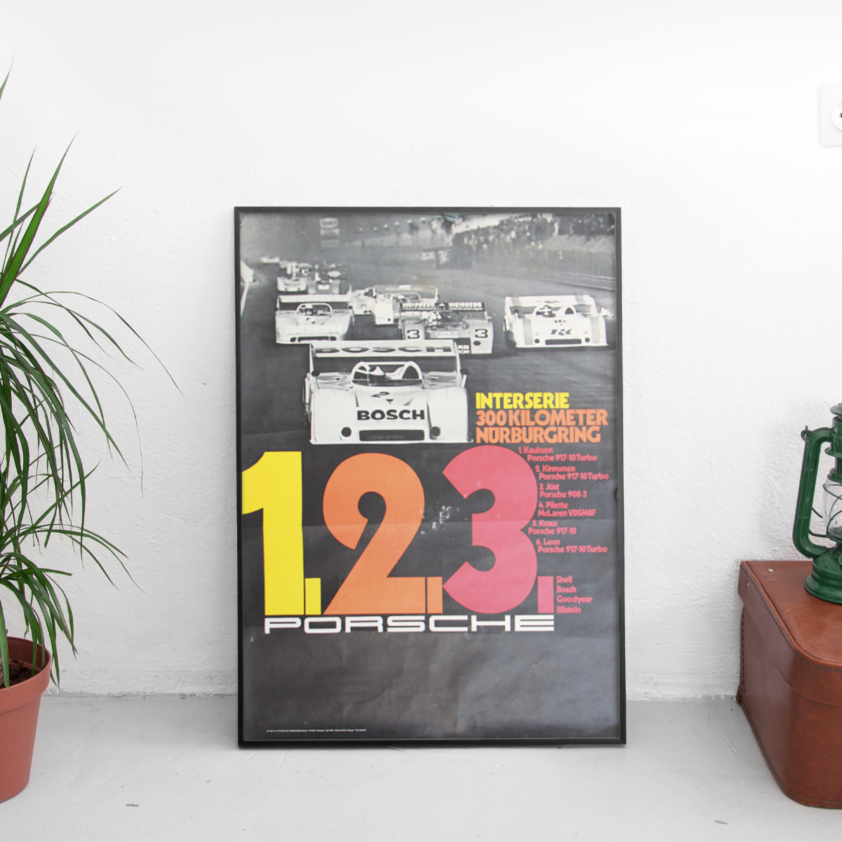 Porsche 917 Interserie 300km Nürburgring 1 2 - framed wall mockup