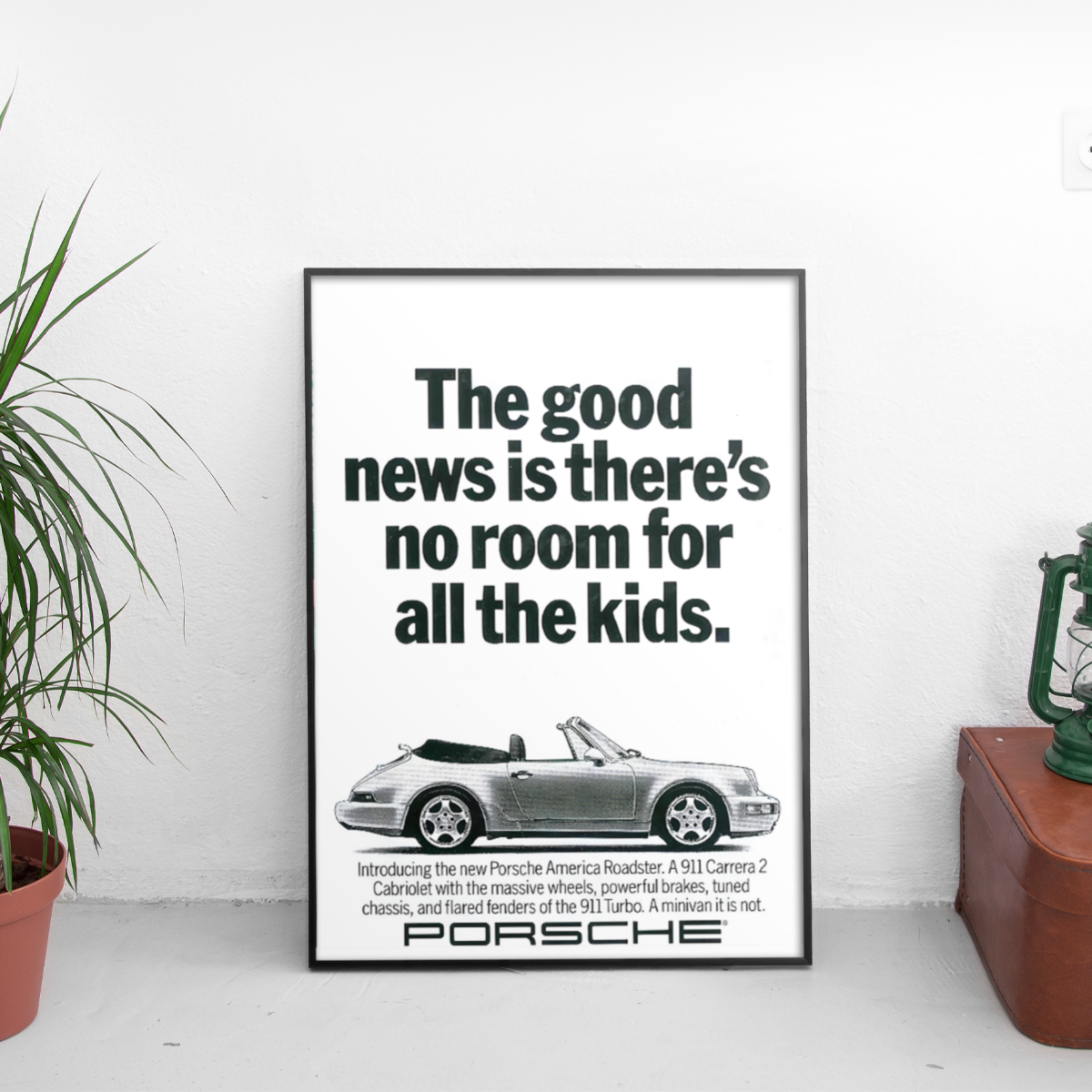 Porsche Quote Poster - Custom Car Poster