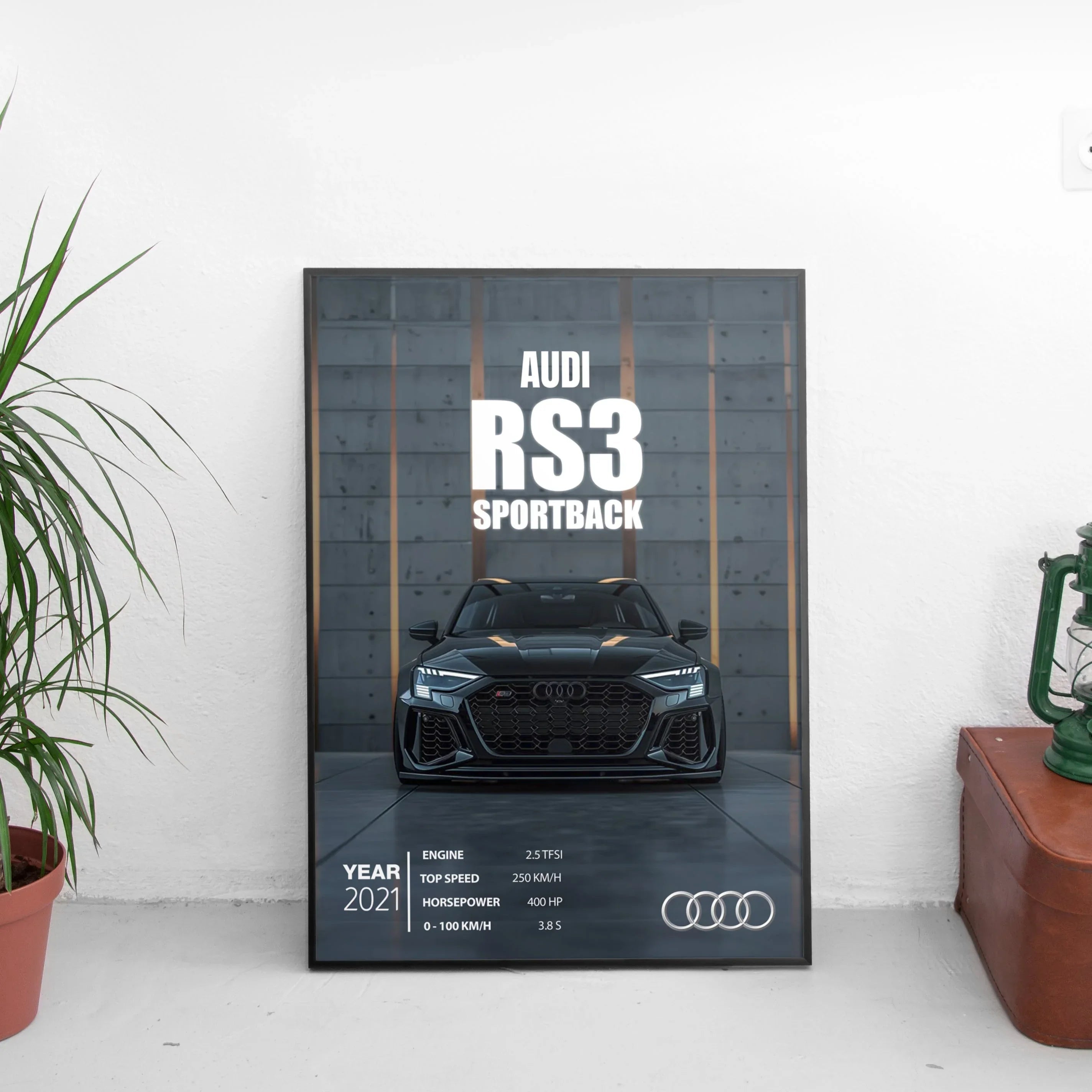 Audi RS3 Poster (2021) - Custom Car Poster