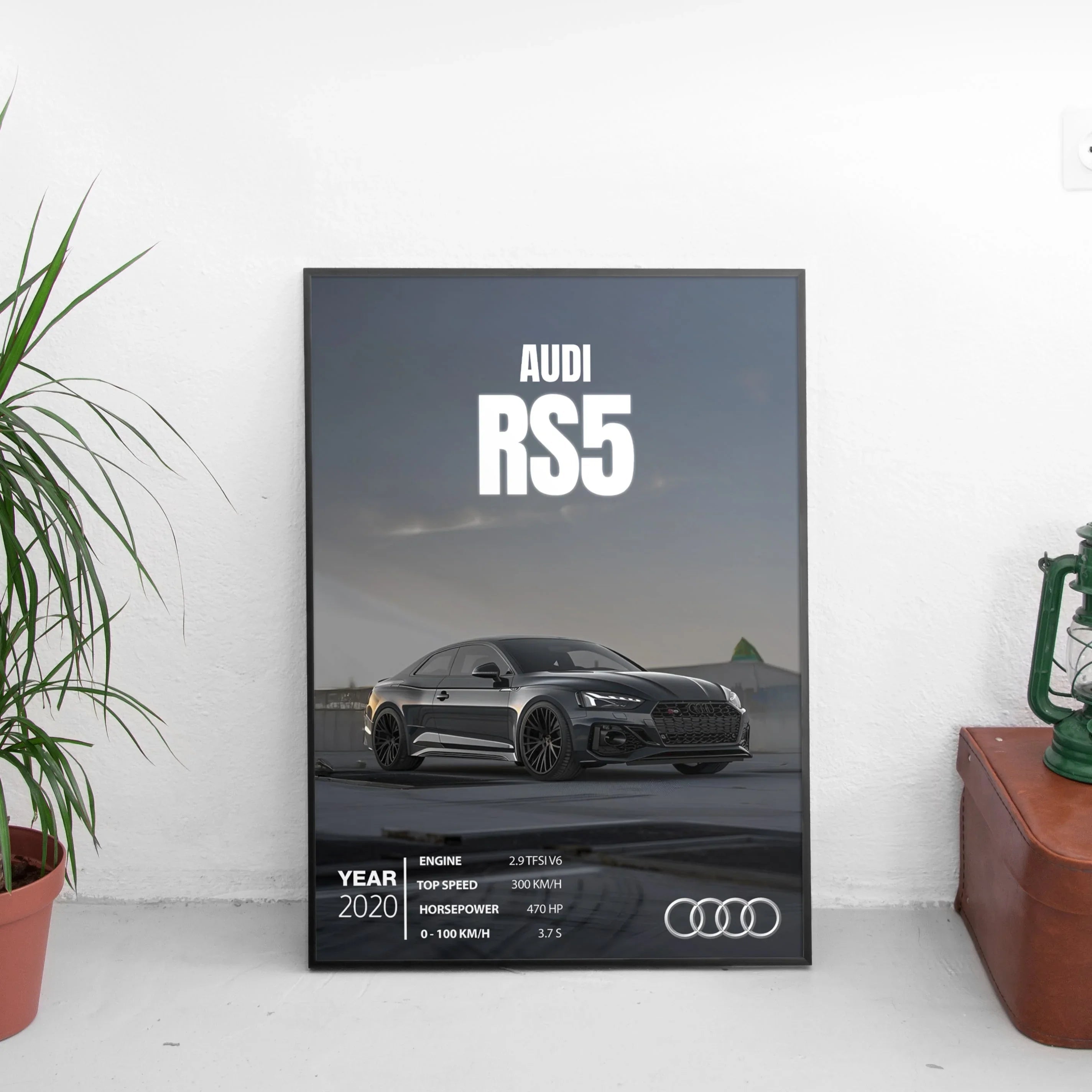 Audi RS5 Poster (2020) - Custom Car Poster