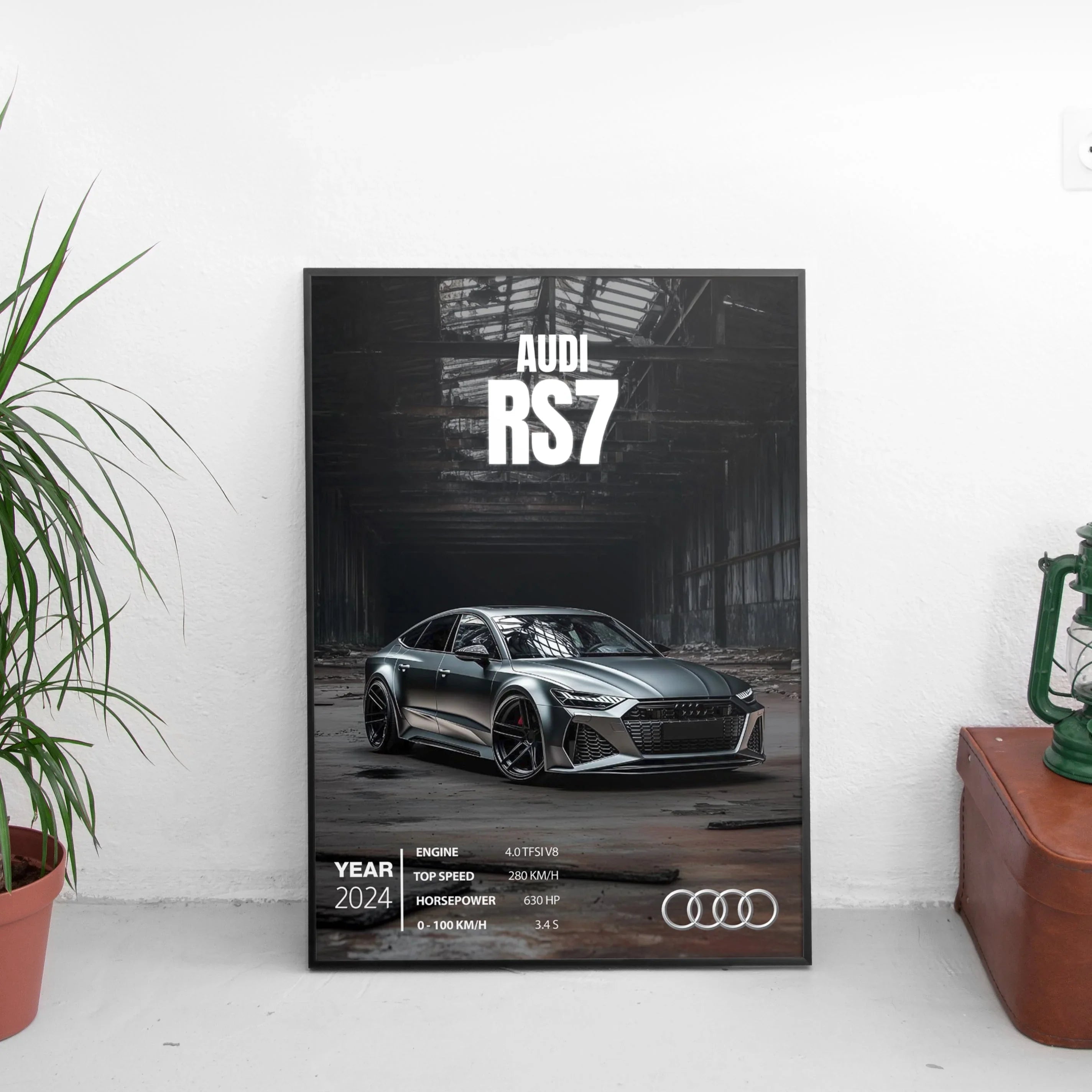 Audi RS7 Poster (2024) - Custom Car Poster