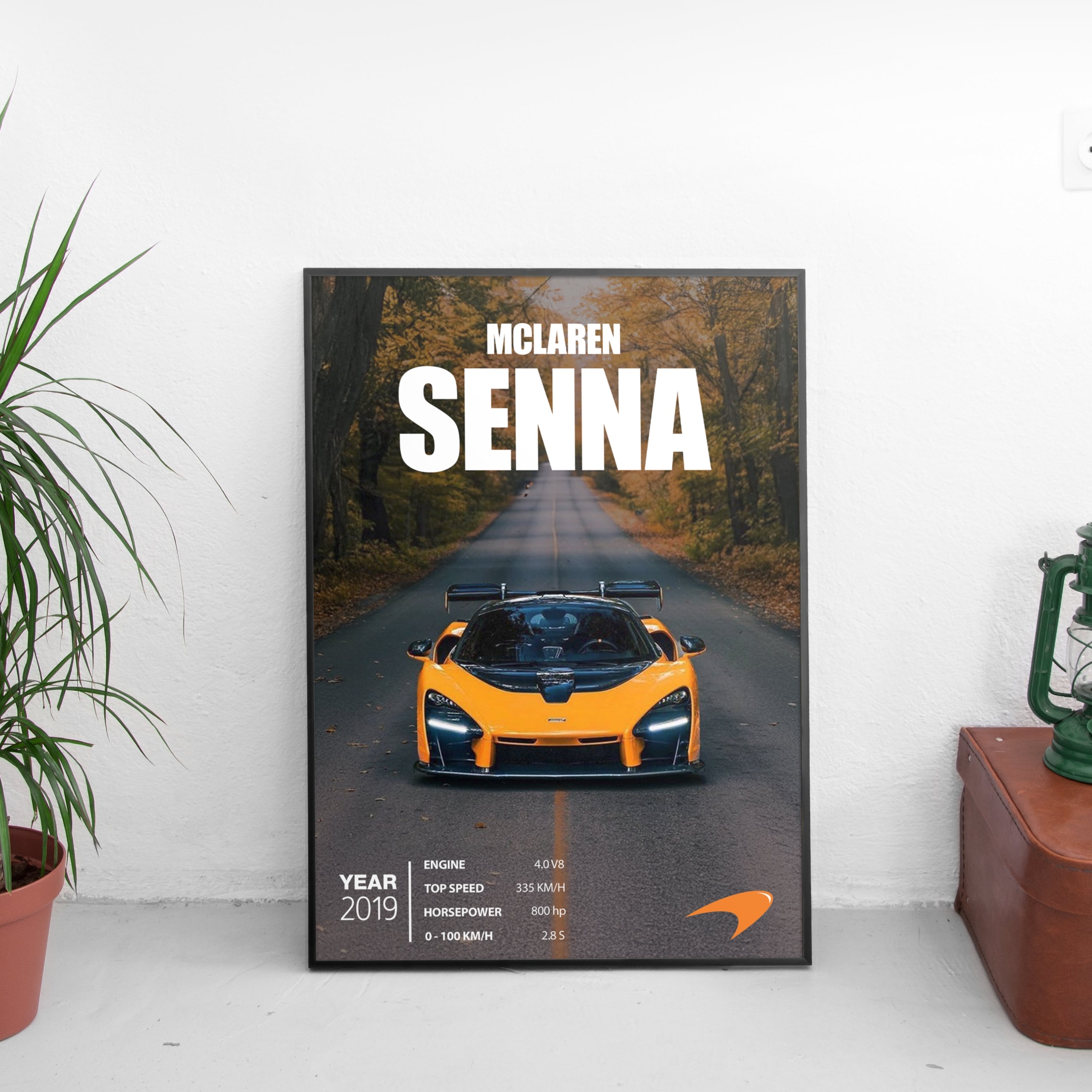McLaren Senna Poster (2019) - Custom Car Poster