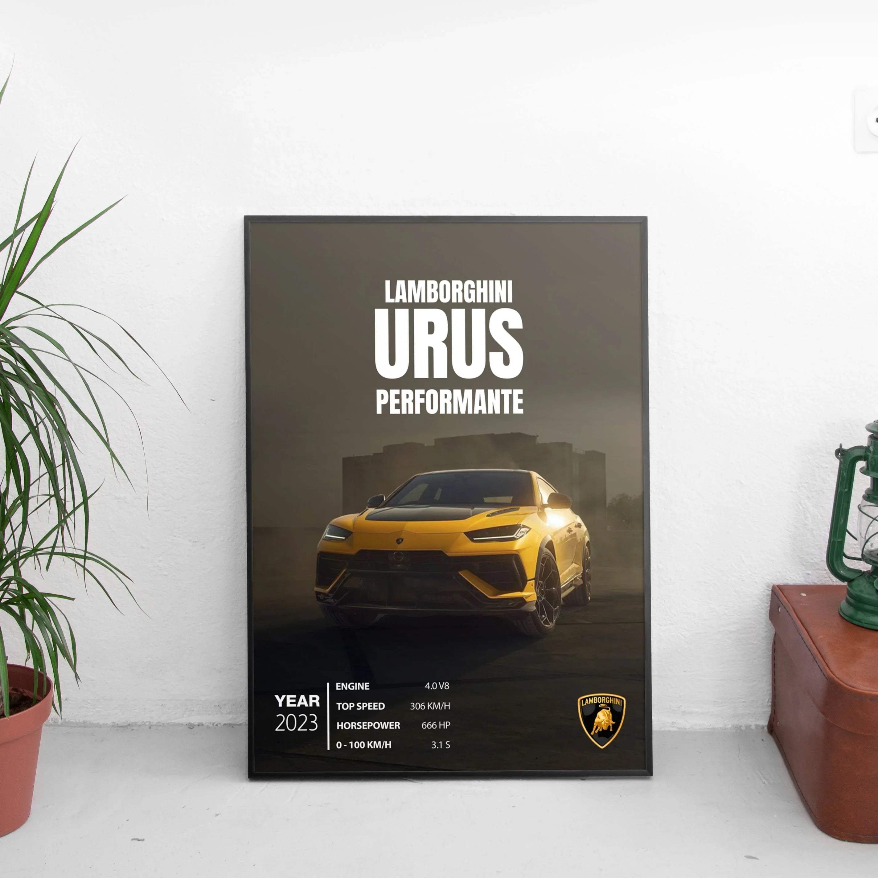 Lamborghini URUS Perfomante Poster (2023) - Custom Car Poster