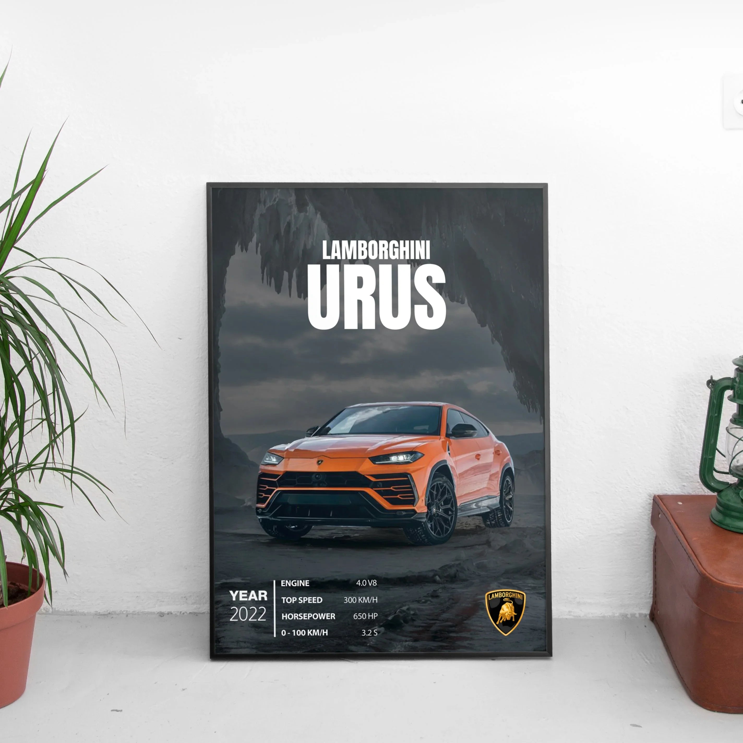 Lamborghini URUS Poster (2022) - Custom Car Poster
