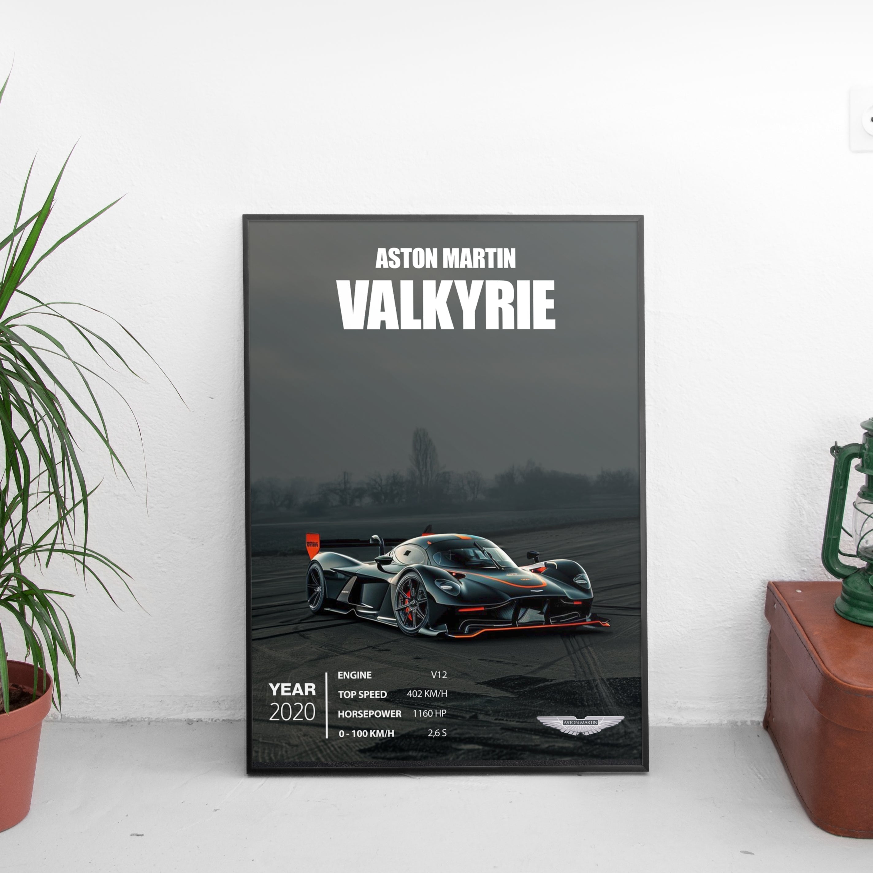 Aston Martin Valkyrie Poster (2020) - Custom Car Poster