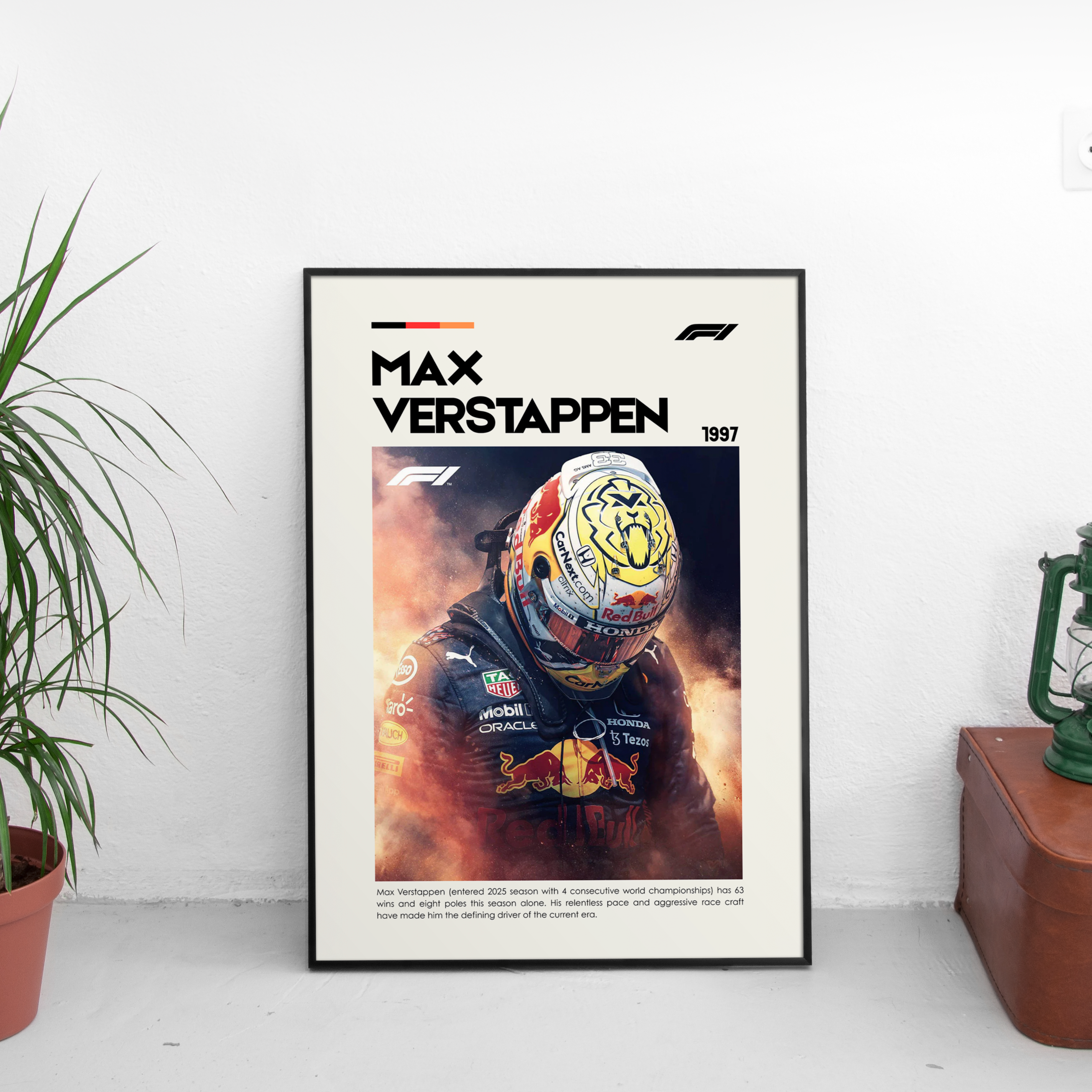 Max Verstappen Poster - Custom Car Poster