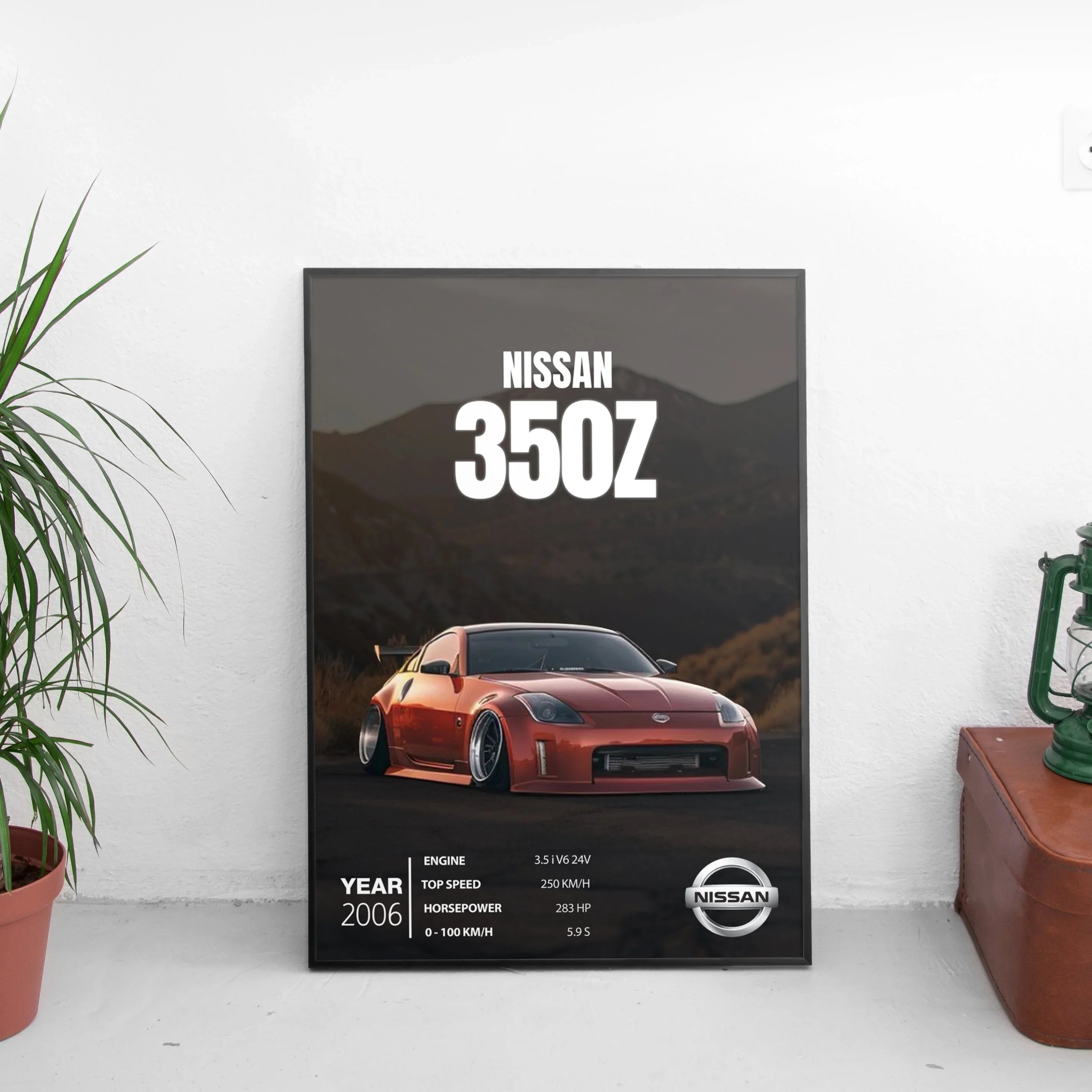 Nissan 350Z Poster (2006) - Custom Car Poster
