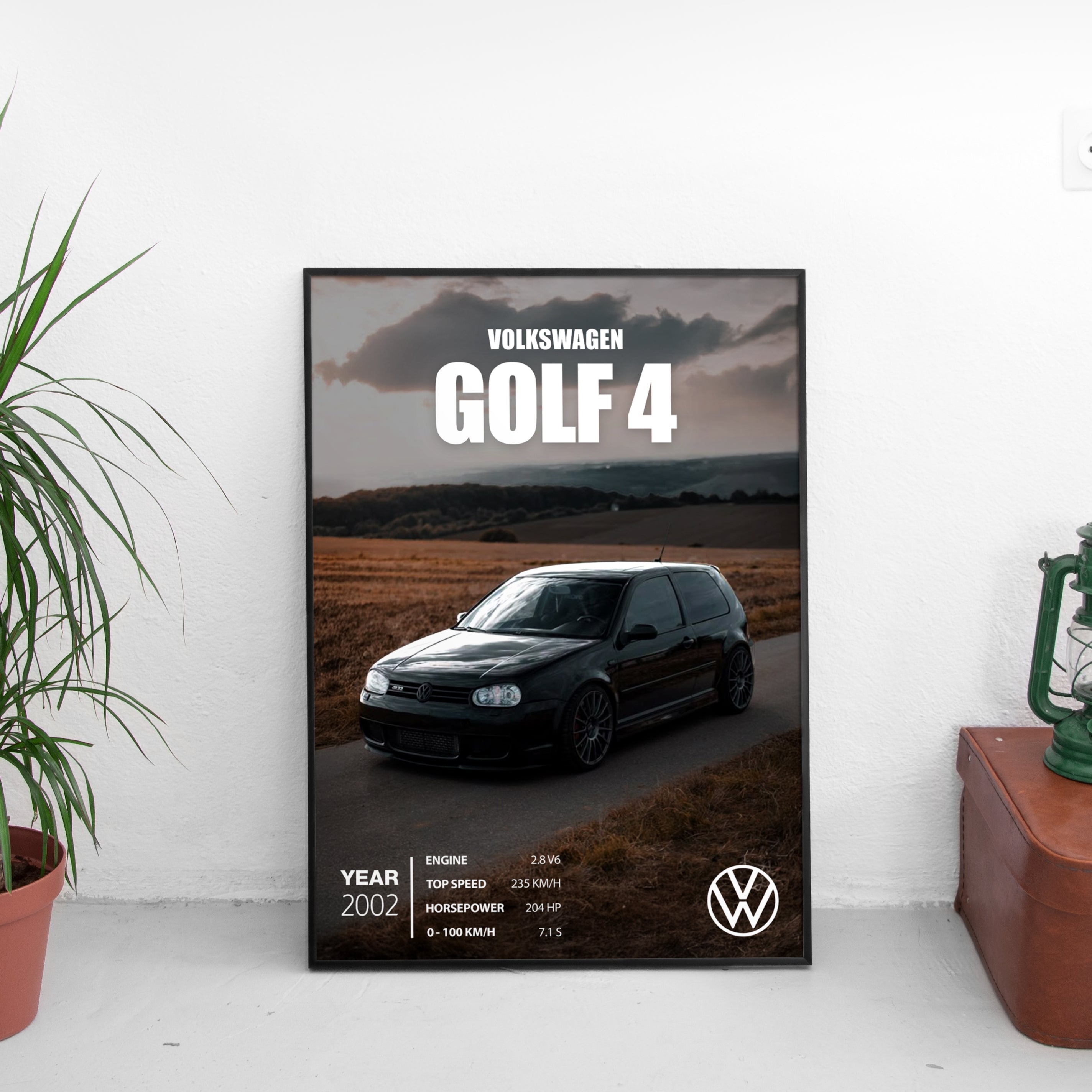 Volkswagen Golf 4 Poster (2002)