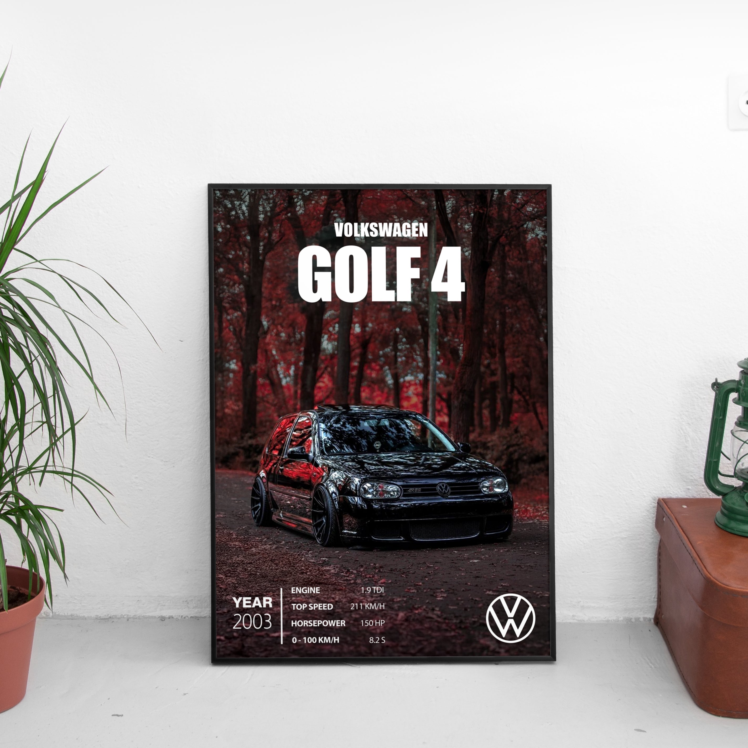 Volkswagen Golf 4 Poster (2003)