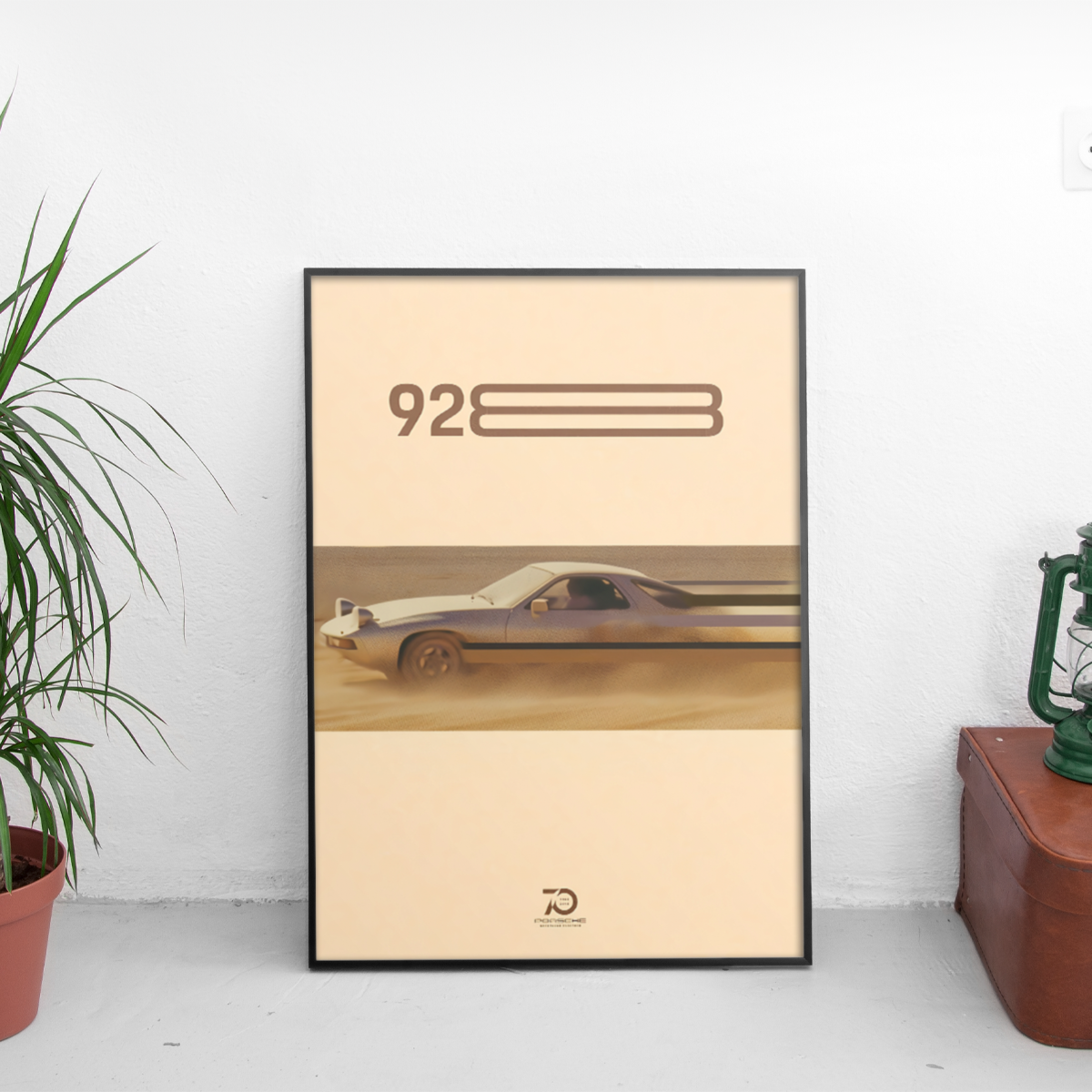 Porsche 928 Poster - Custom Car Poster