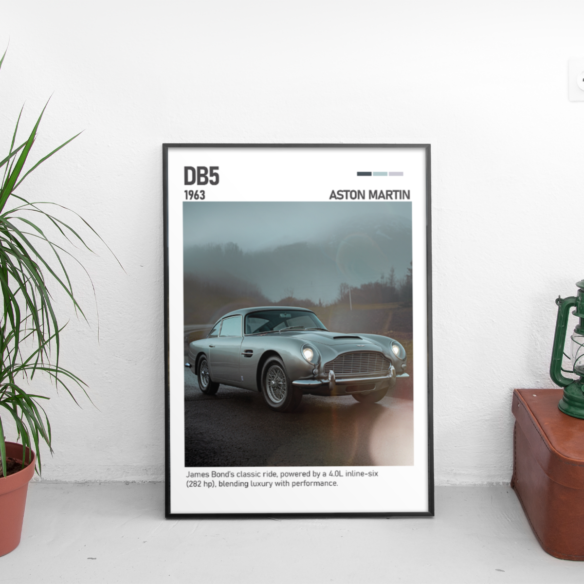 Aston Martin DB5 Poster (1963) - Custom Car Poster