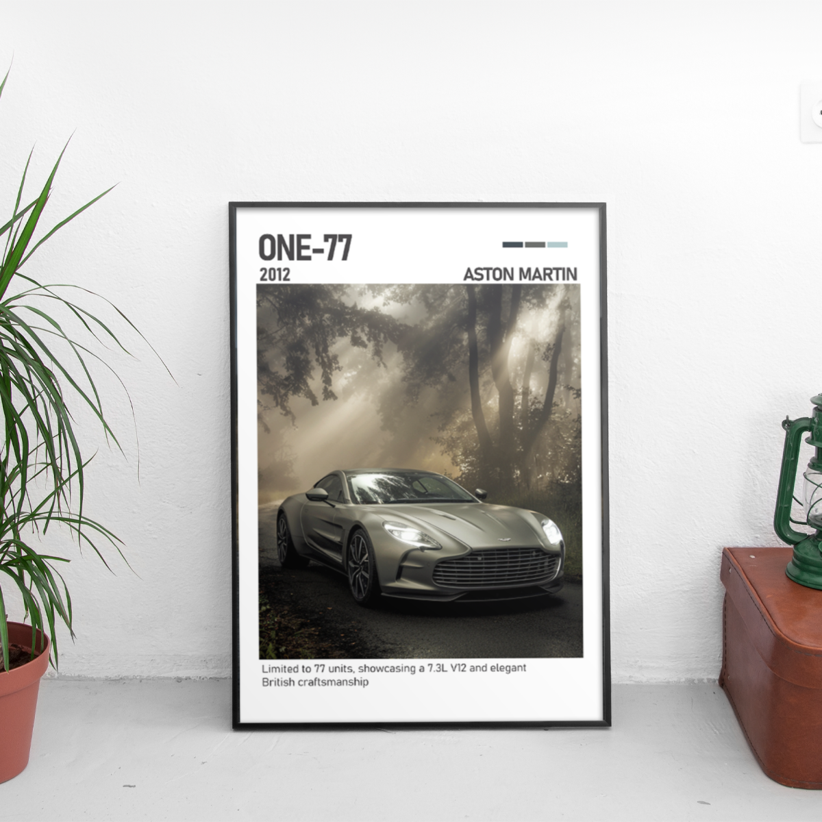 Aston Martin One-77 Poster (2012) - Custom Car Poster