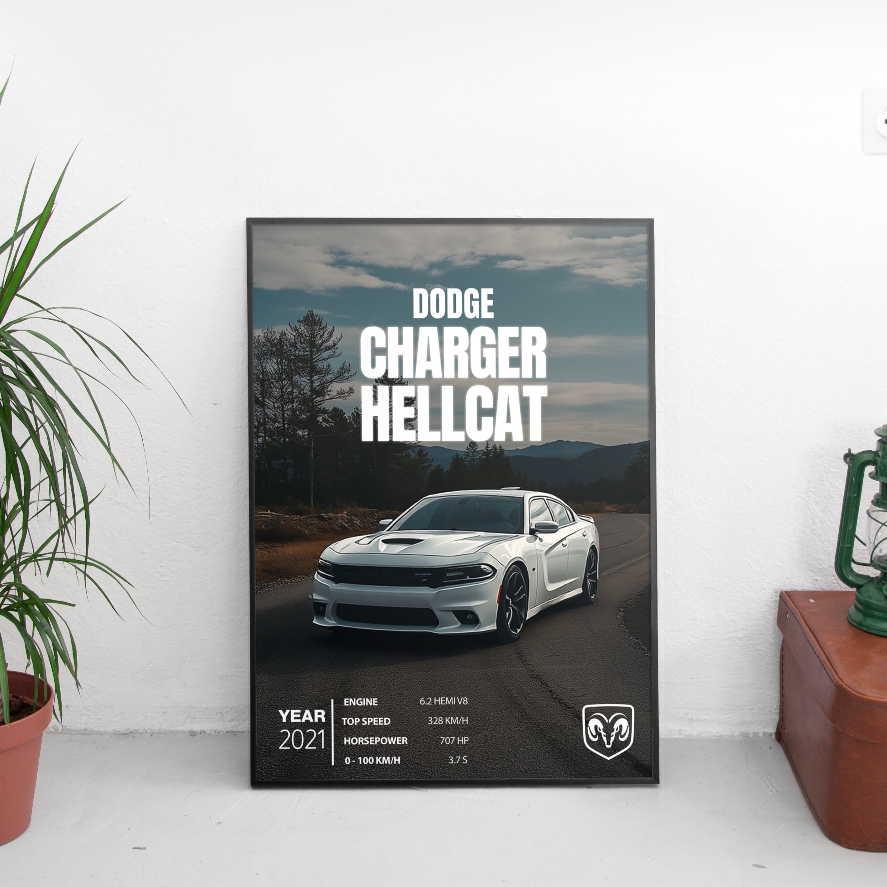 Dodge Charger Poster (2021) - Custom Car Poster