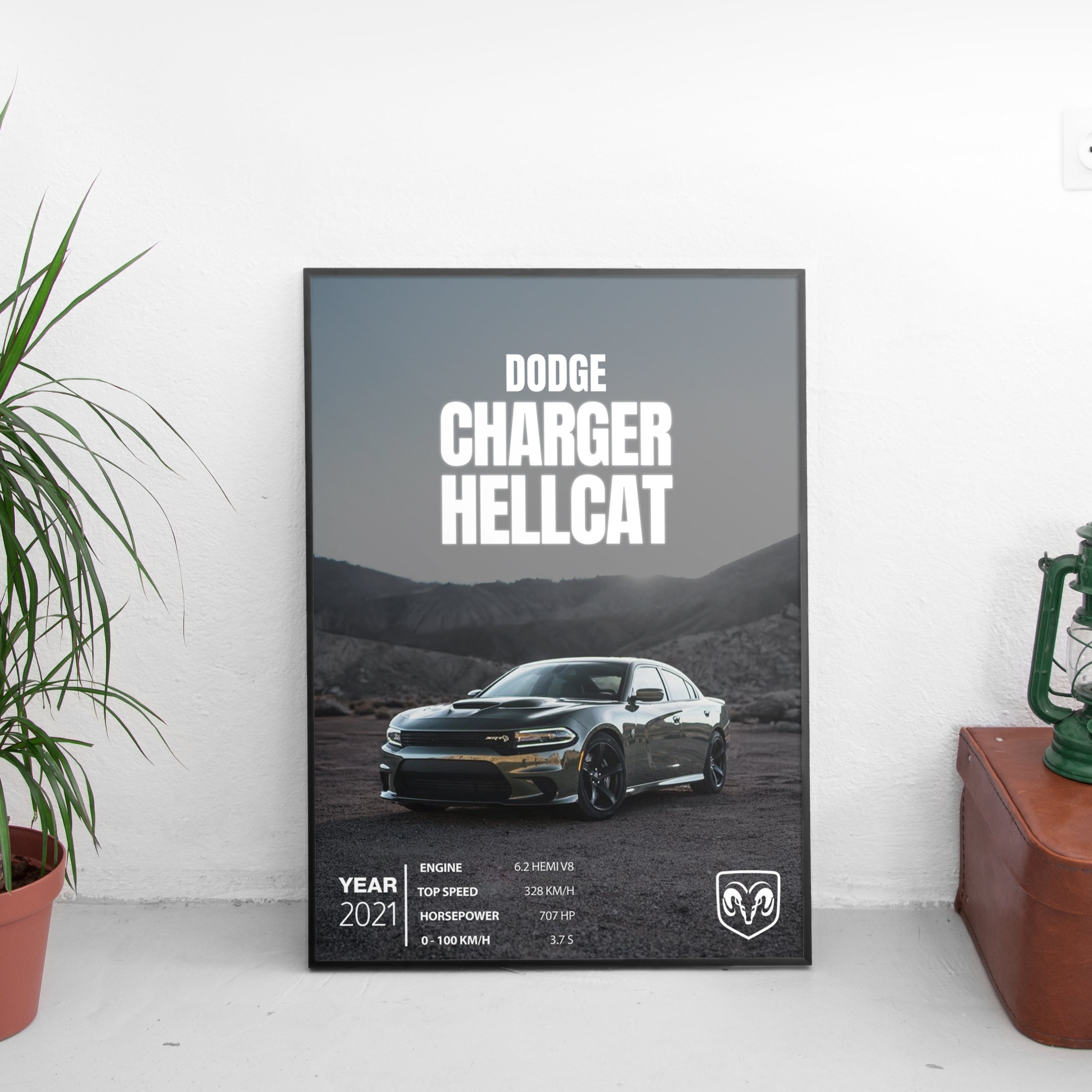 Dodge Charger Poster (2021) - Custom Car Poster