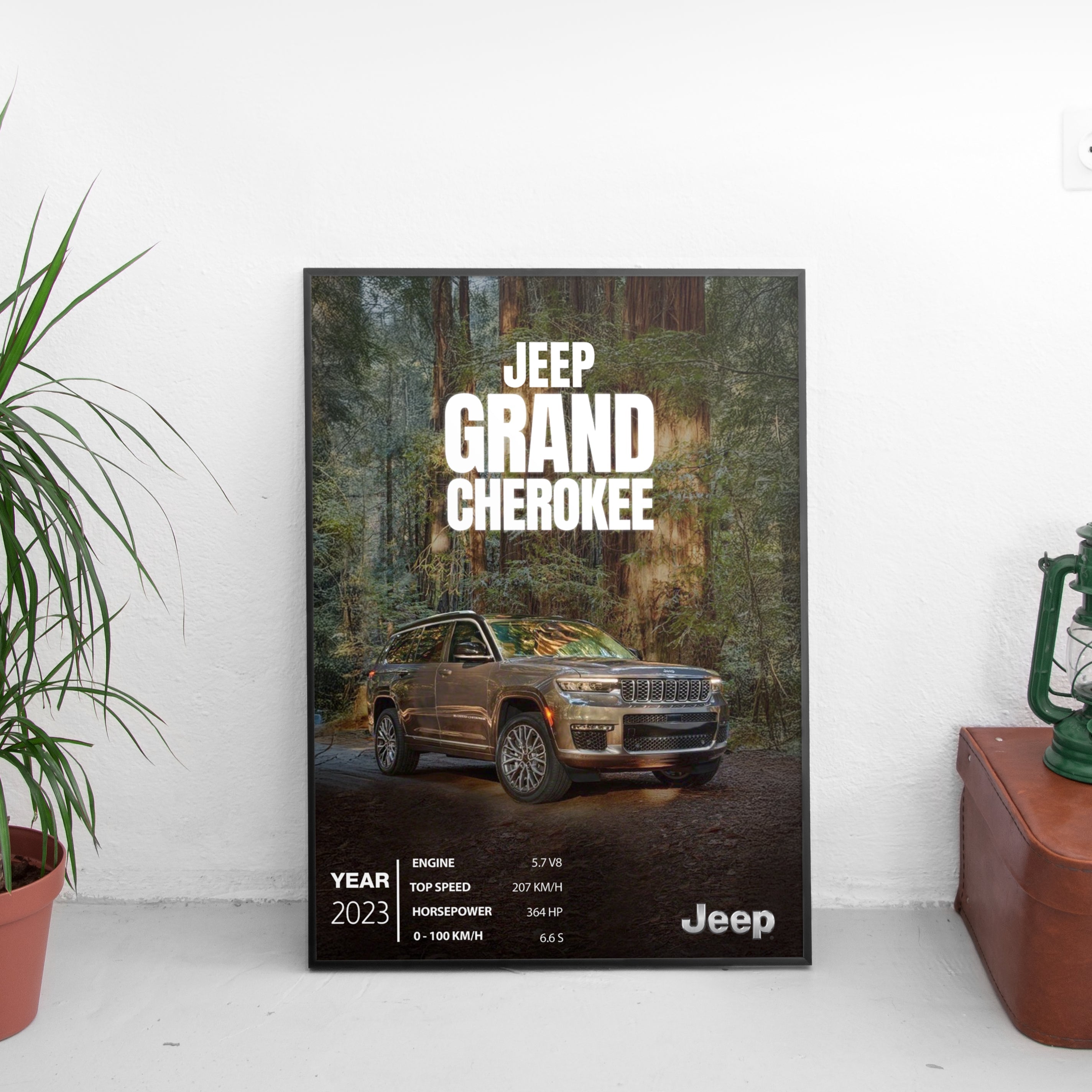 Jeep Grand Cherokee Poster (2023) - Custom Car Poster