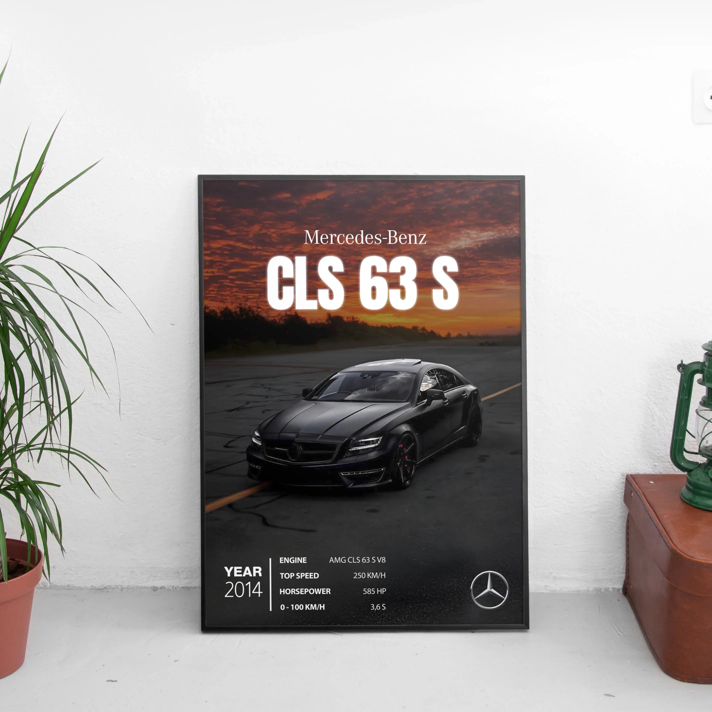 Mercedes-Benz CLS 63 S Poster (2014) - Custom Car Poster