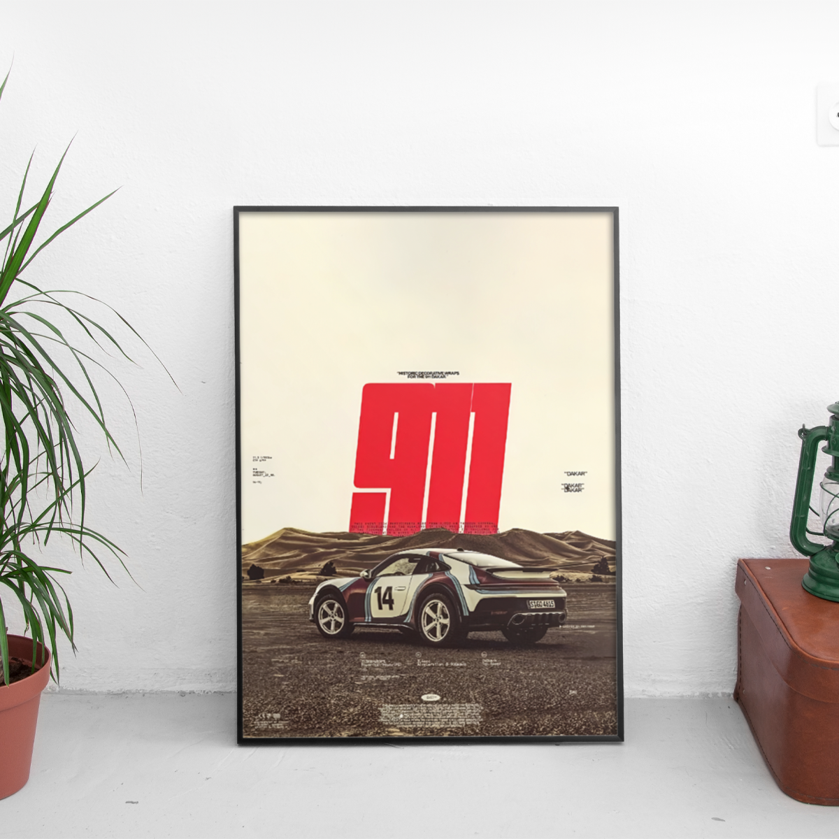 Porsche 911 Dakar Poster - Custom Car Poster