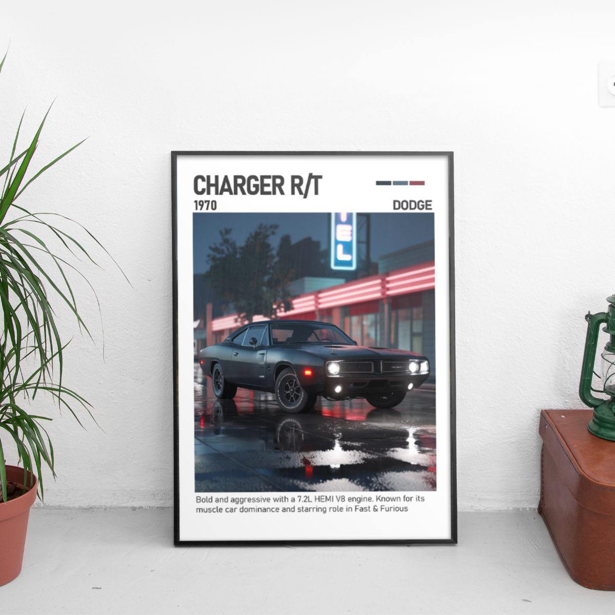 Dodge Charger R/T Poster (1970) - Custom Car Poster