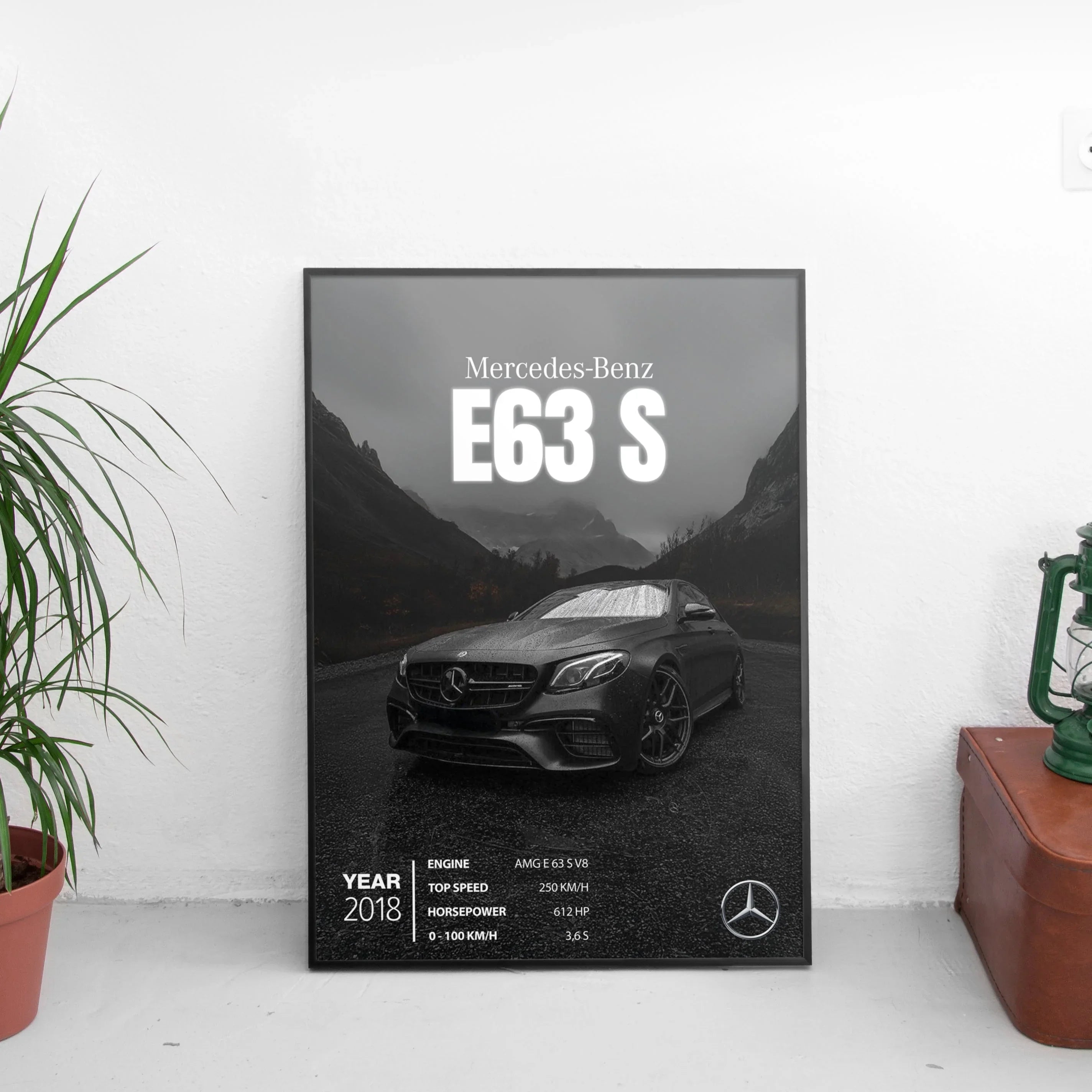 Mercedes-Benz E63 S Poster (2018) - Custom Car Poster