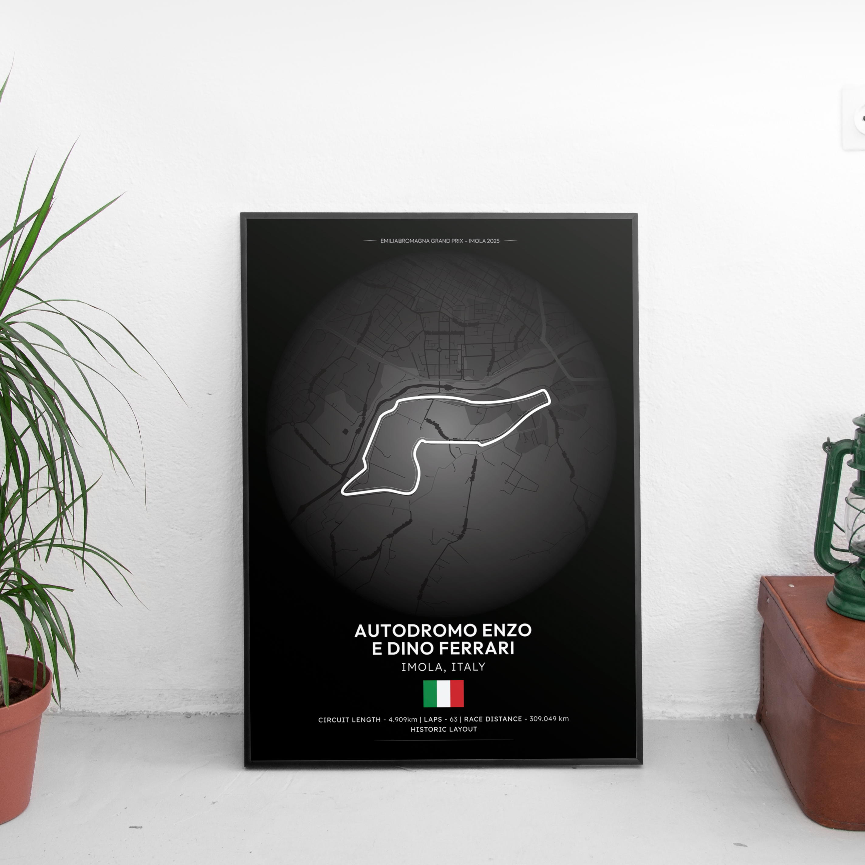 IMOLA Track Poster - Custom Car Poster