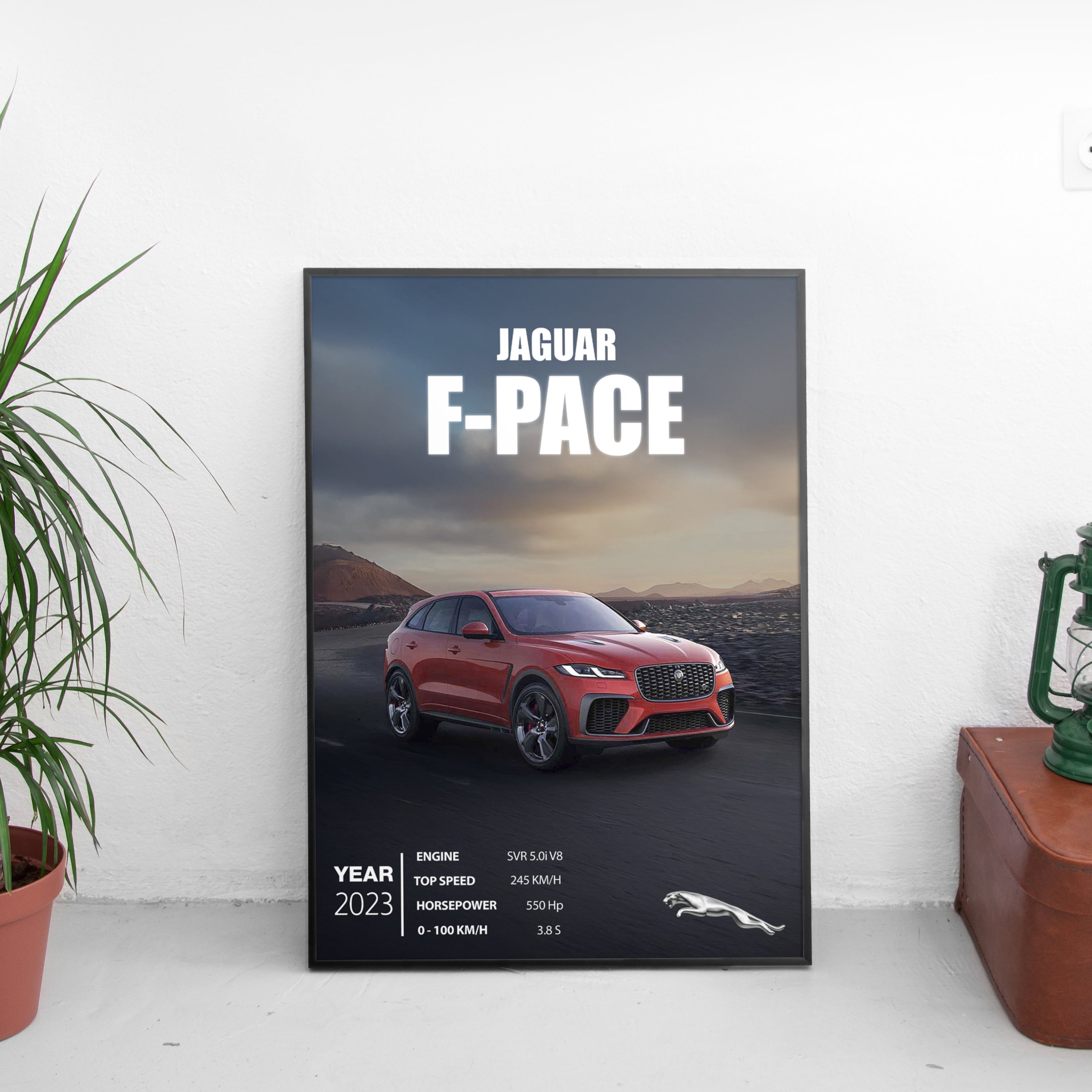 Jaguar F-Pace Poster (2023) - Custom Car Poster