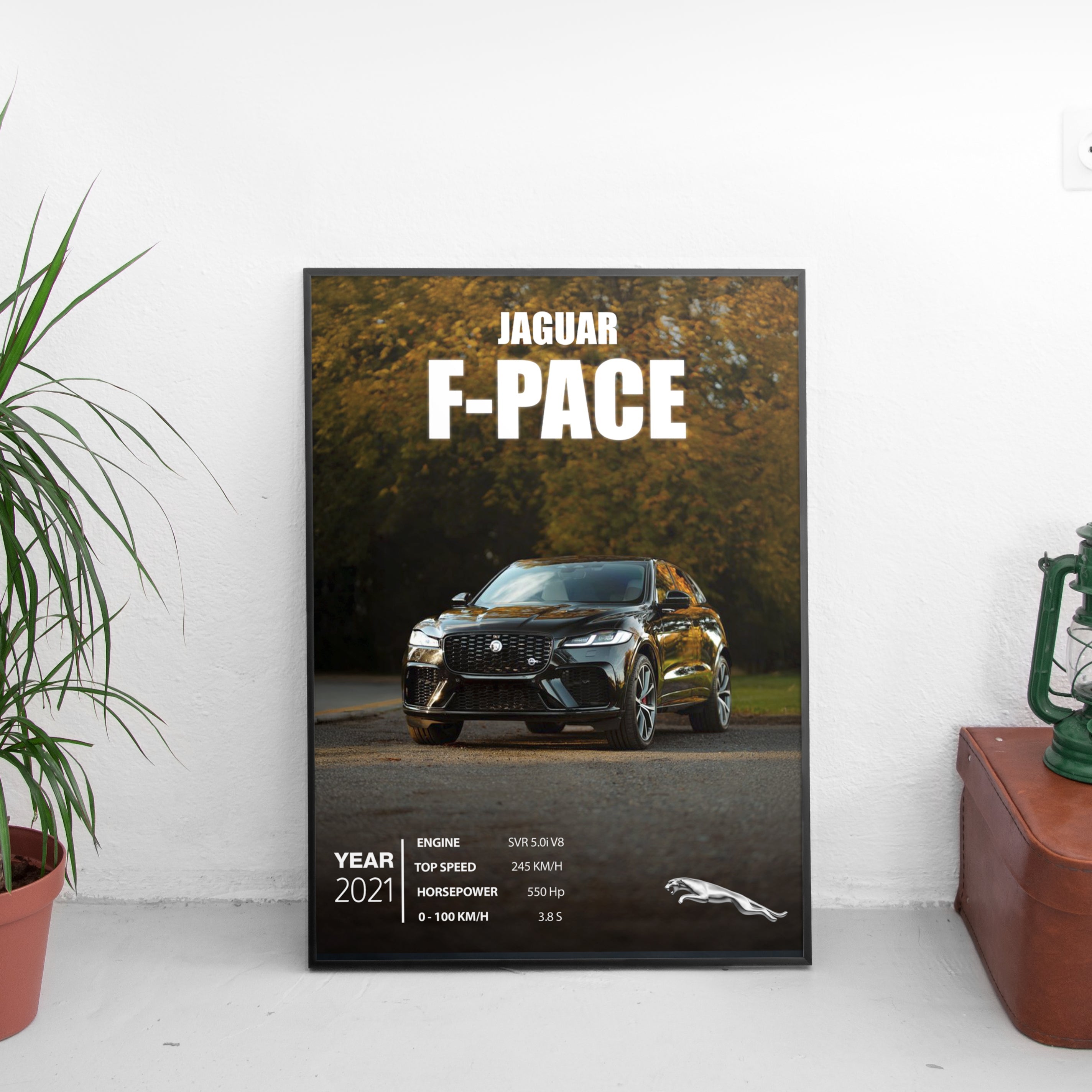 Jaguar F-Pace Poster (2021) - Custom Car Poster