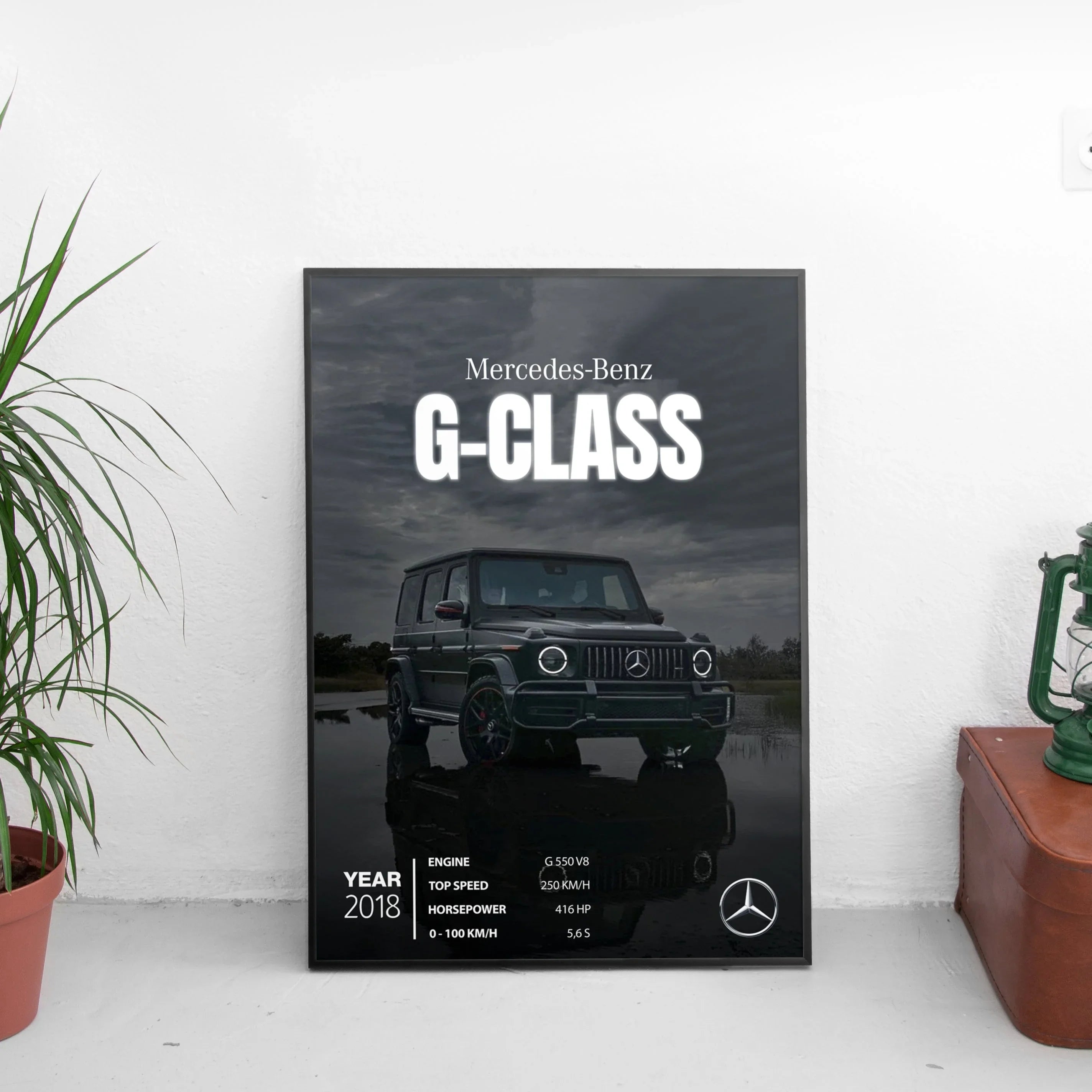 Mercedes-Benz G-CLASS Poster (2018) - Custom Car Poster