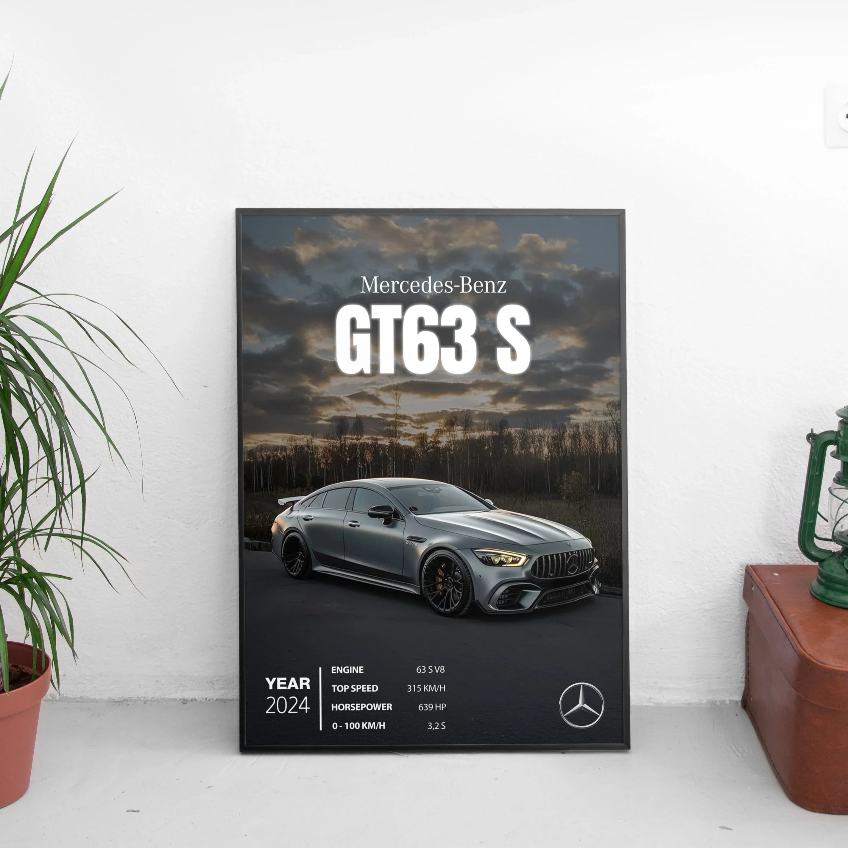 Mercedes-Benz GT63 S Poster (2024) - Custom Car Poster